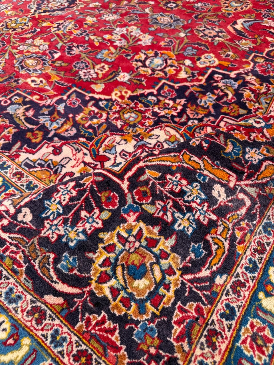 Dywan Keshan, 400x280 cm, multikolor, wełna, Iran - 298052