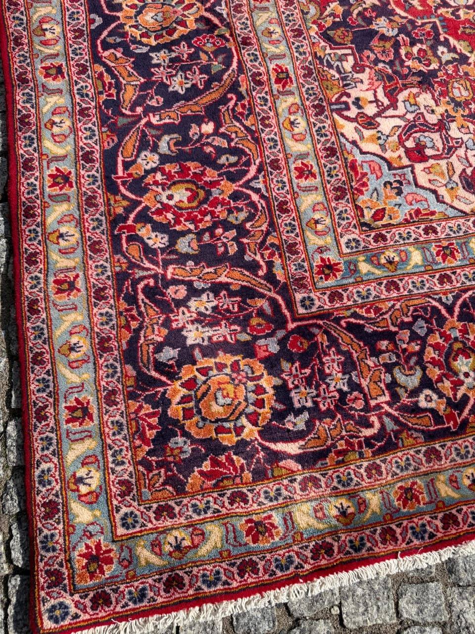 Dywan Keshan, 400x280 cm, multikolor, wełna, Iran - 298057