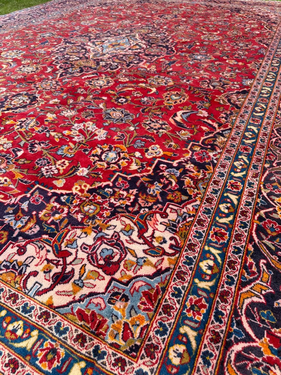 Dywan Keshan, 400x280 cm, multikolor, wełna, Iran - 298050