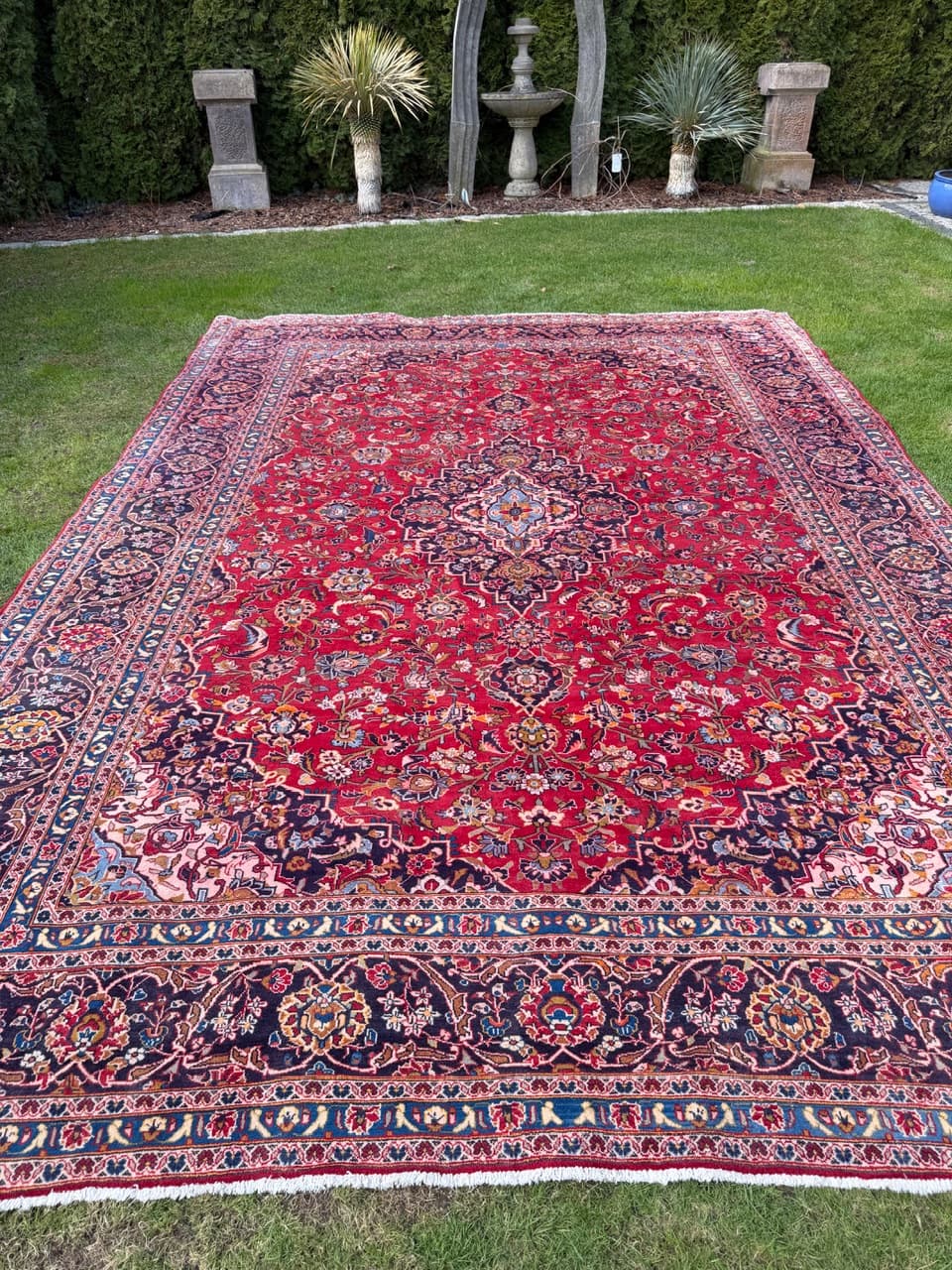 Dywan Keshan, 400x280 cm, multikolor, wełna, Iran - 298048