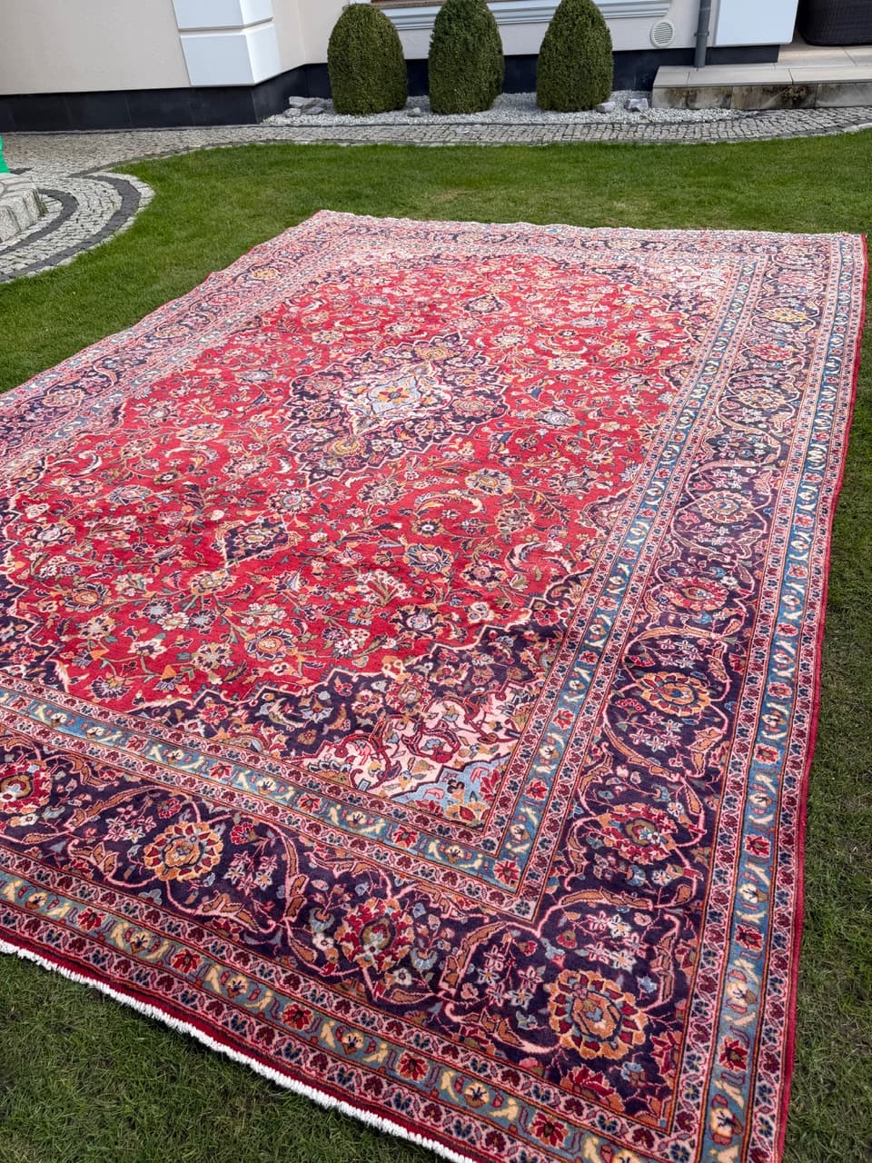 Dywan Keshan, 400x280 cm, multikolor, wełna, Iran - 298053