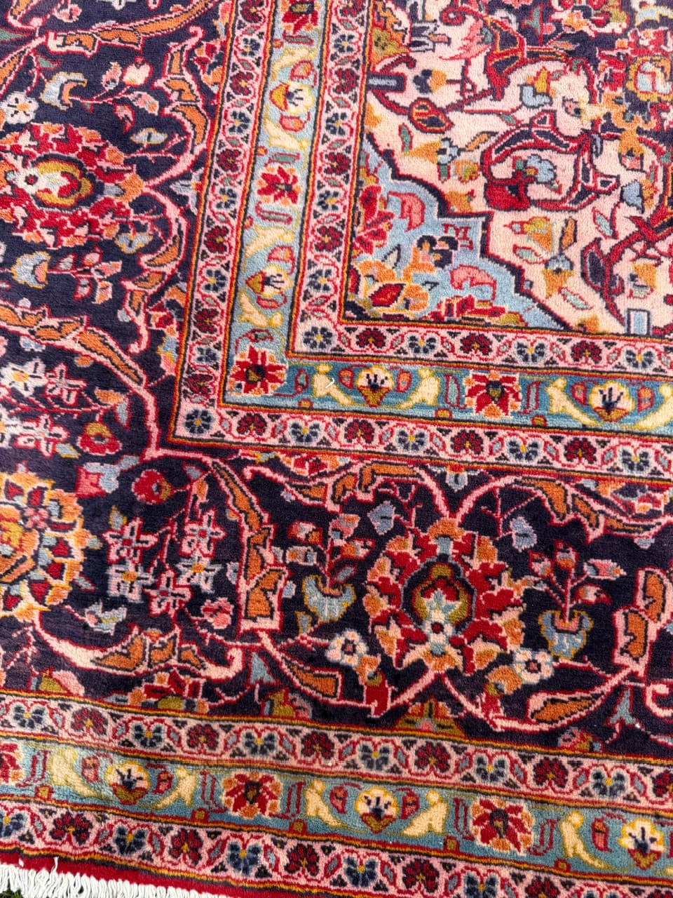 Dywan Keshan, 400x280 cm, multikolor, wełna, Iran - 298055