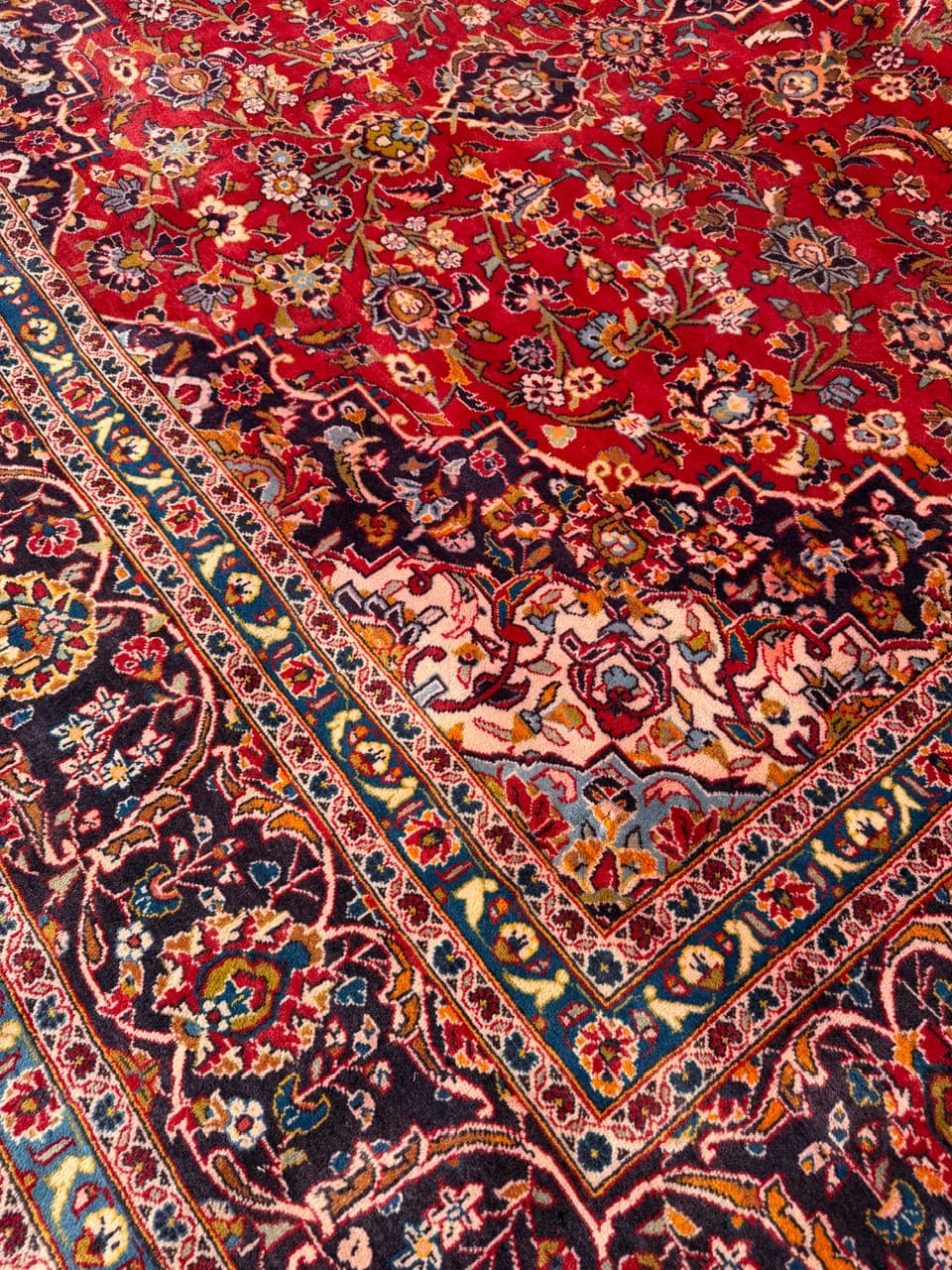 Dywan Keshan, 400x280 cm, multikolor, wełna, Iran - 298047