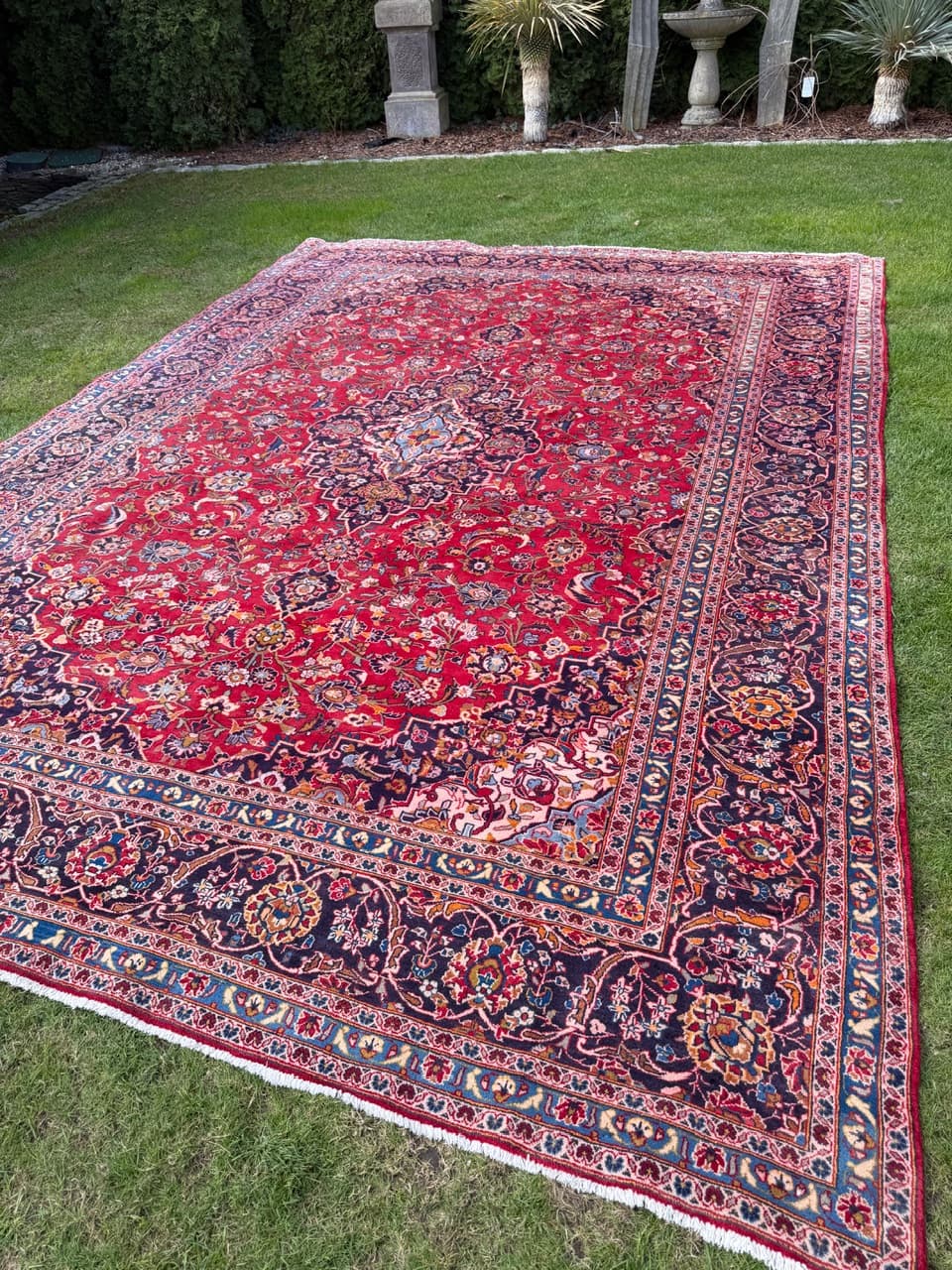 Dywan Keshan, 400x280 cm, multikolor, wełna, Iran - 298049