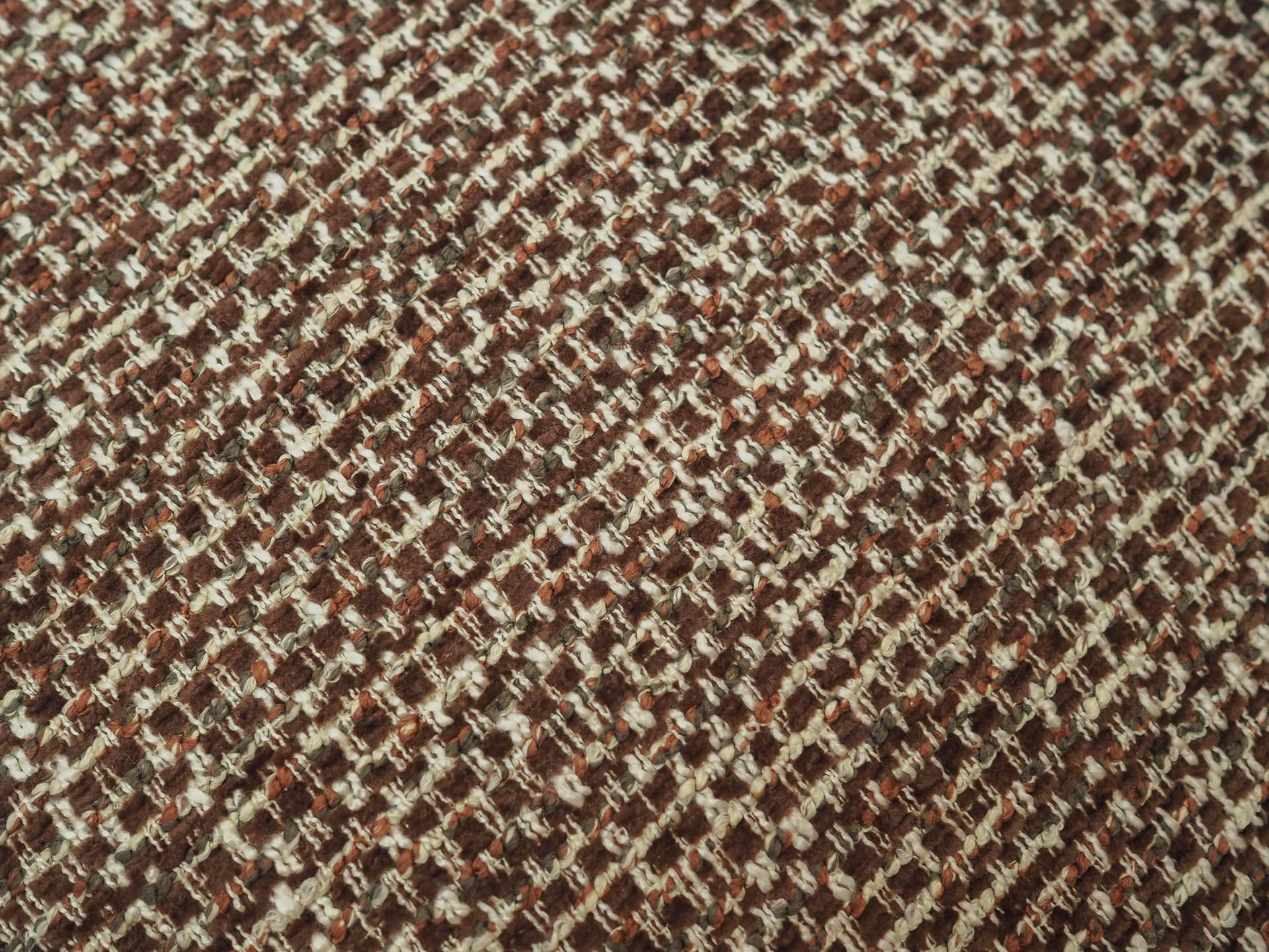 Sofa, brązowa tkanina, buk, Fritz Hansen, Dania, lata 60. - 298098