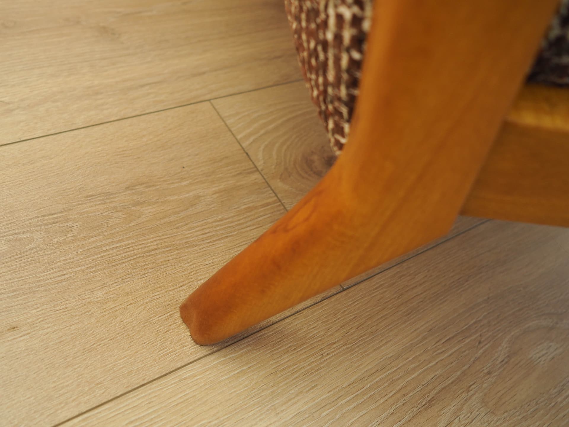 Sofa, brązowa tkanina, buk, Fritz Hansen, Dania, lata 60. - 298095