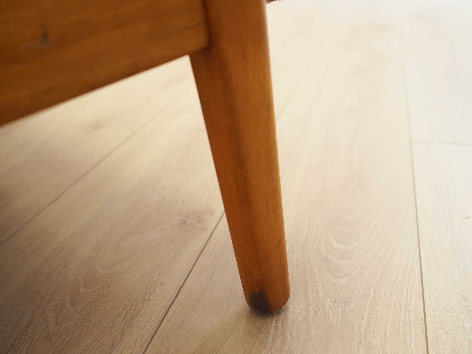 Sofa, brązowa tkanina, buk, Fritz Hansen, Dania, lata 60. - 298094