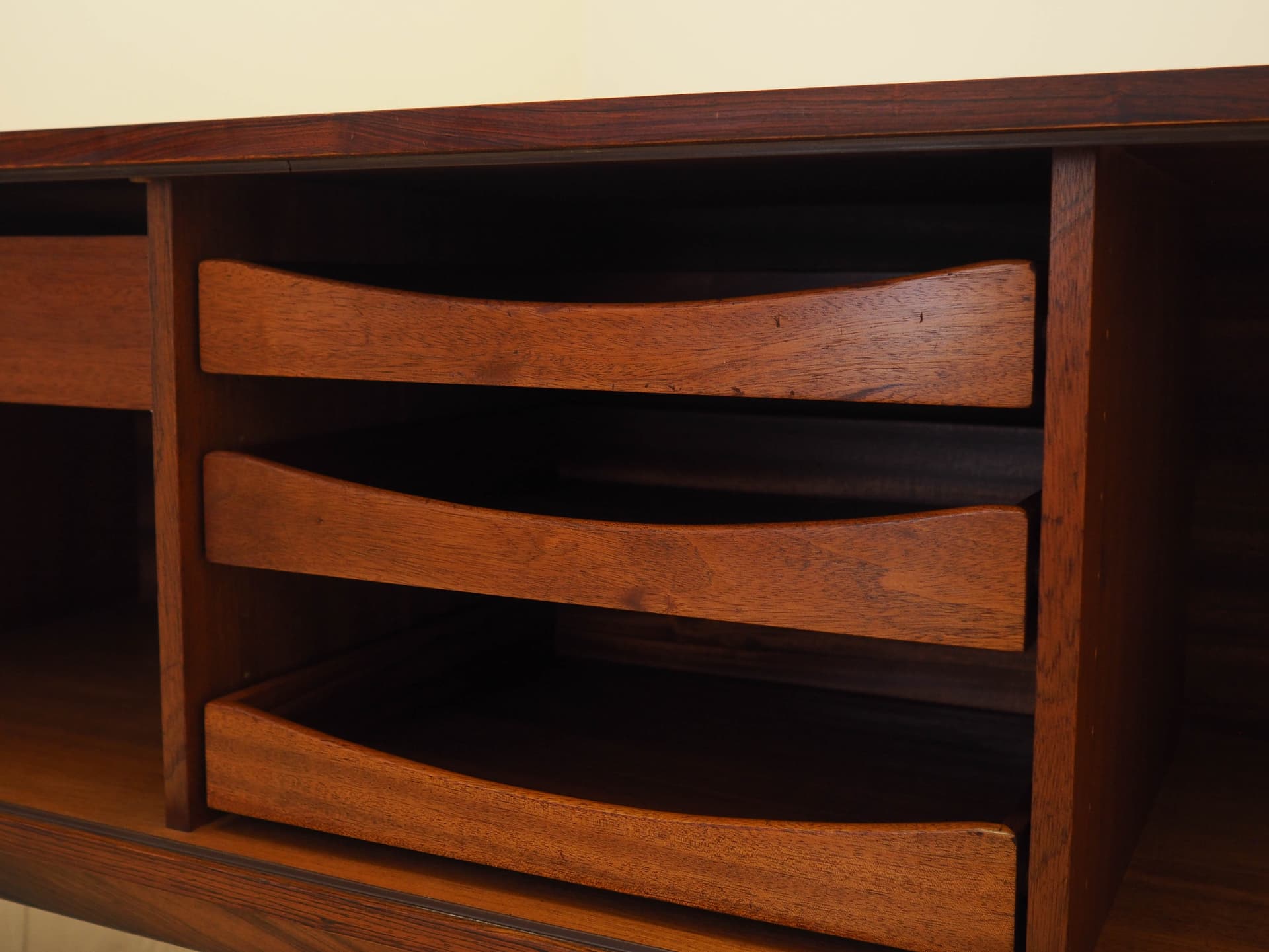 Sideboard, palisander brązowy, proj. A. Vodder, Dania, lata 60. - 298135