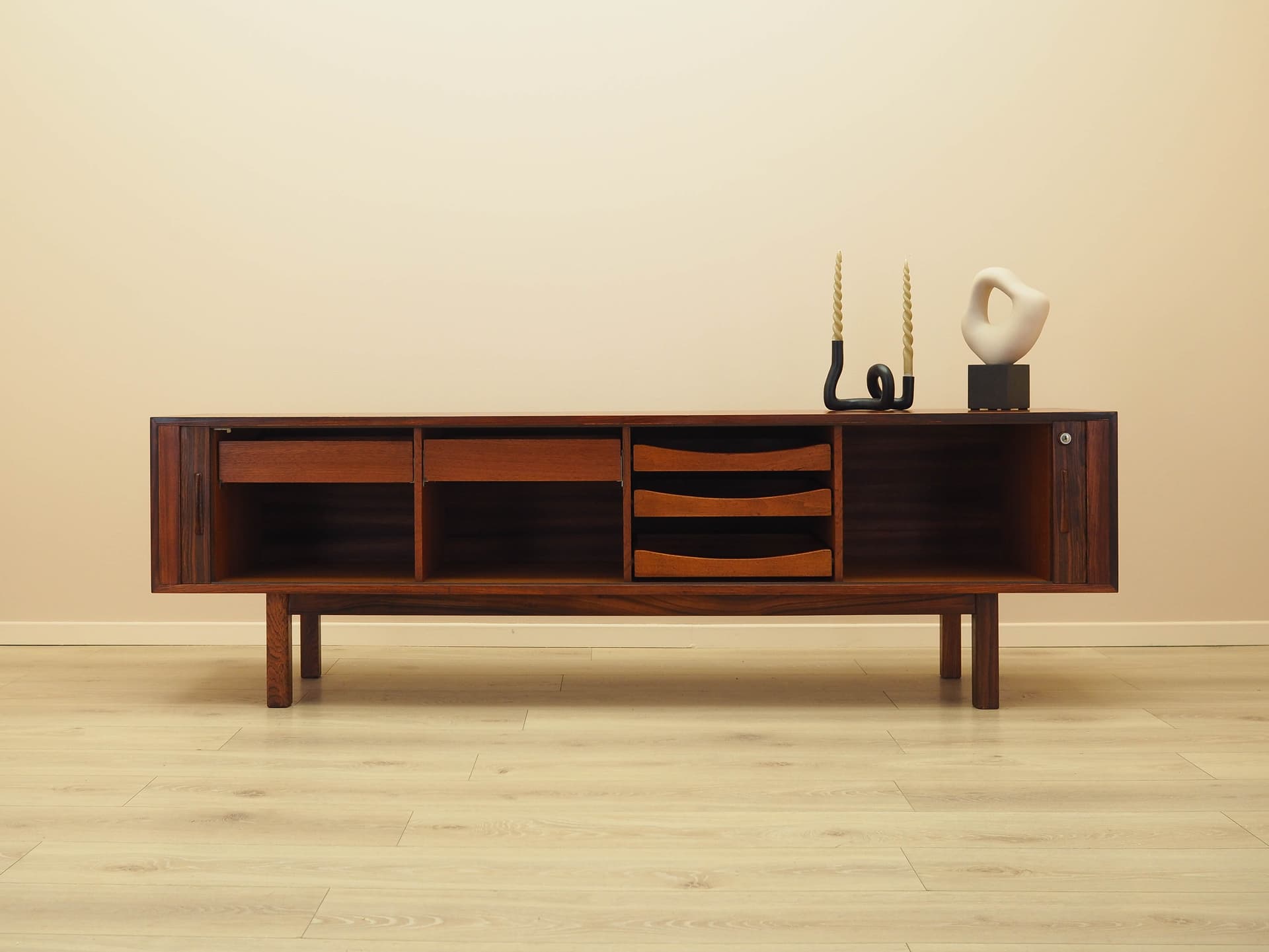 Sideboard, palisander brązowy, proj. A. Vodder, Dania, lata 60. - 298124