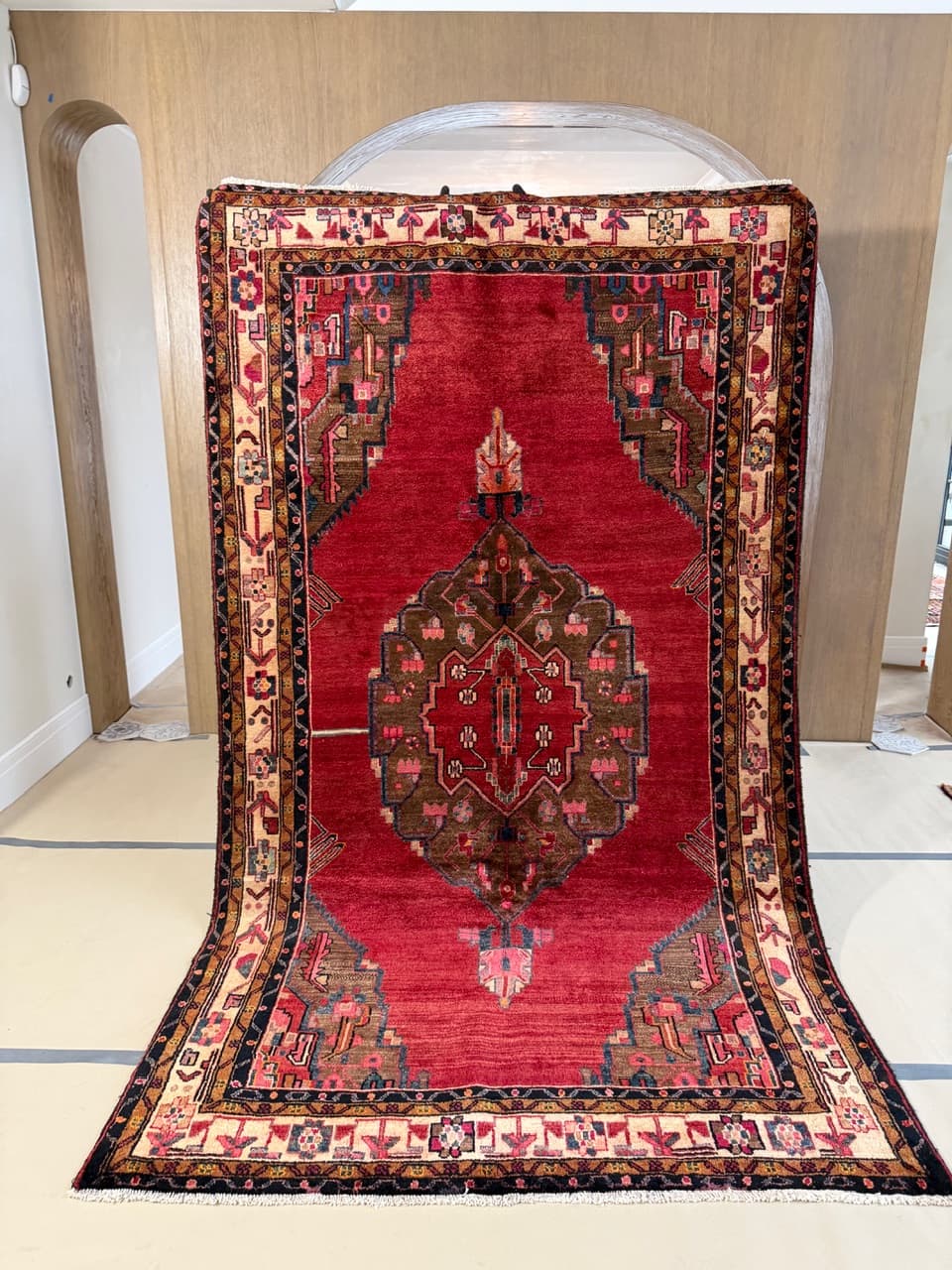 Dywan Hamadan, 300x175 cm, multikolor, wełna, Iran - 298254