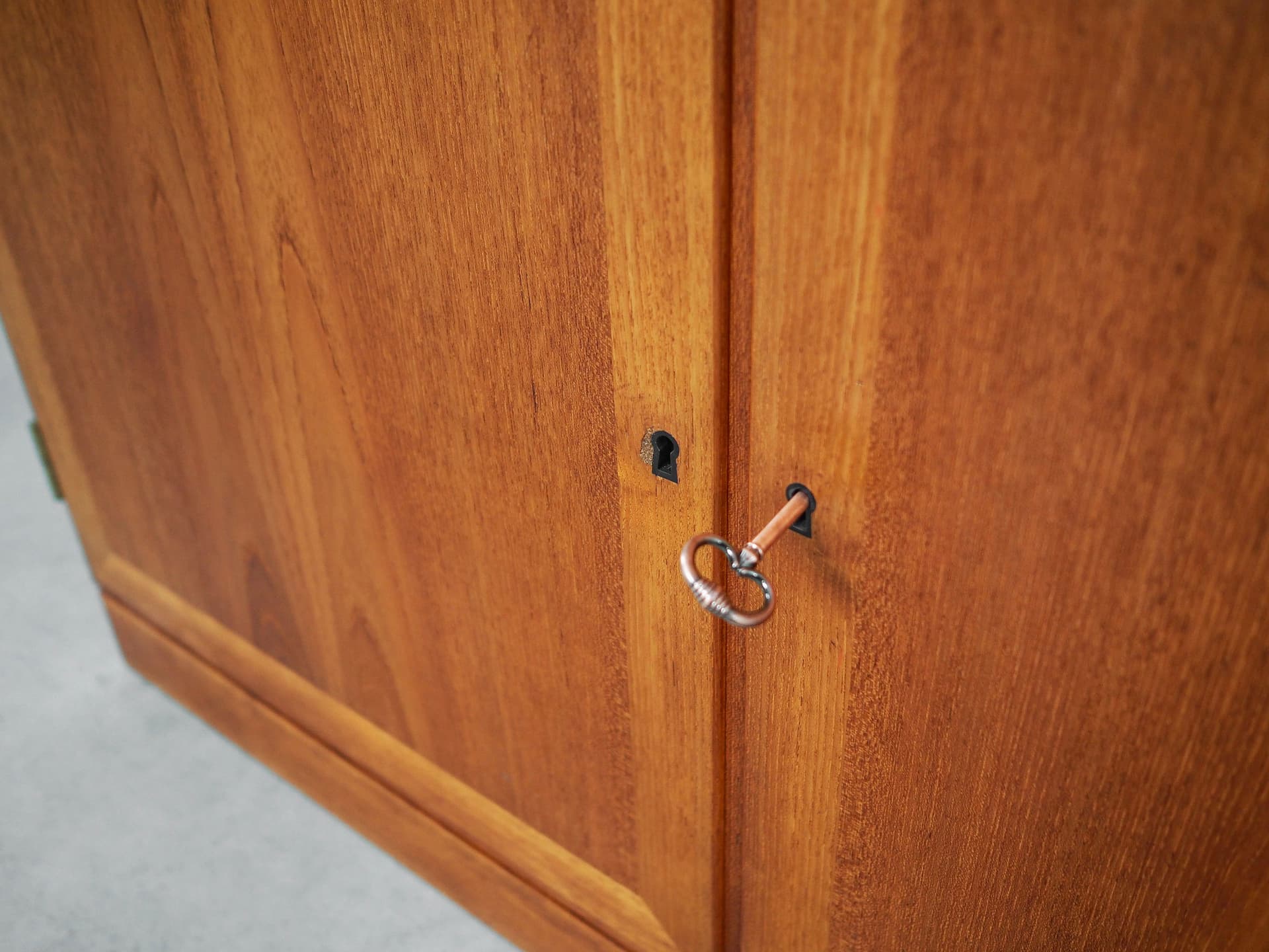 Komplet regałów, teak brązowy, proj. K. Winding, Dania, lata 70. - 298430