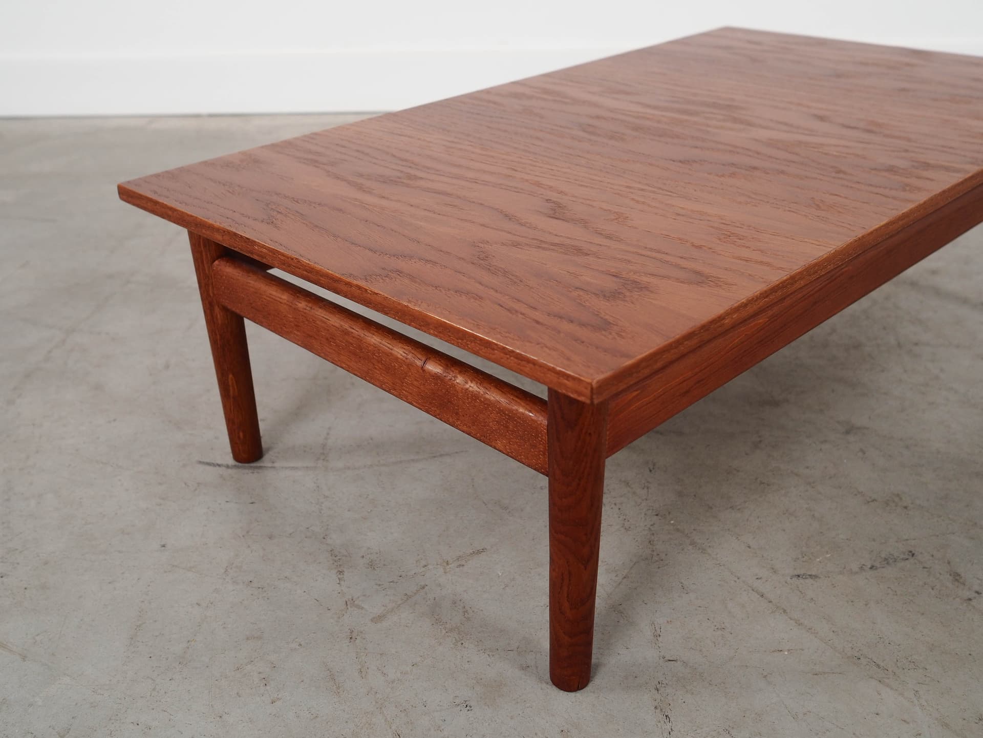 Coffee table, brown oak, Denmark, 1970s. - 298443