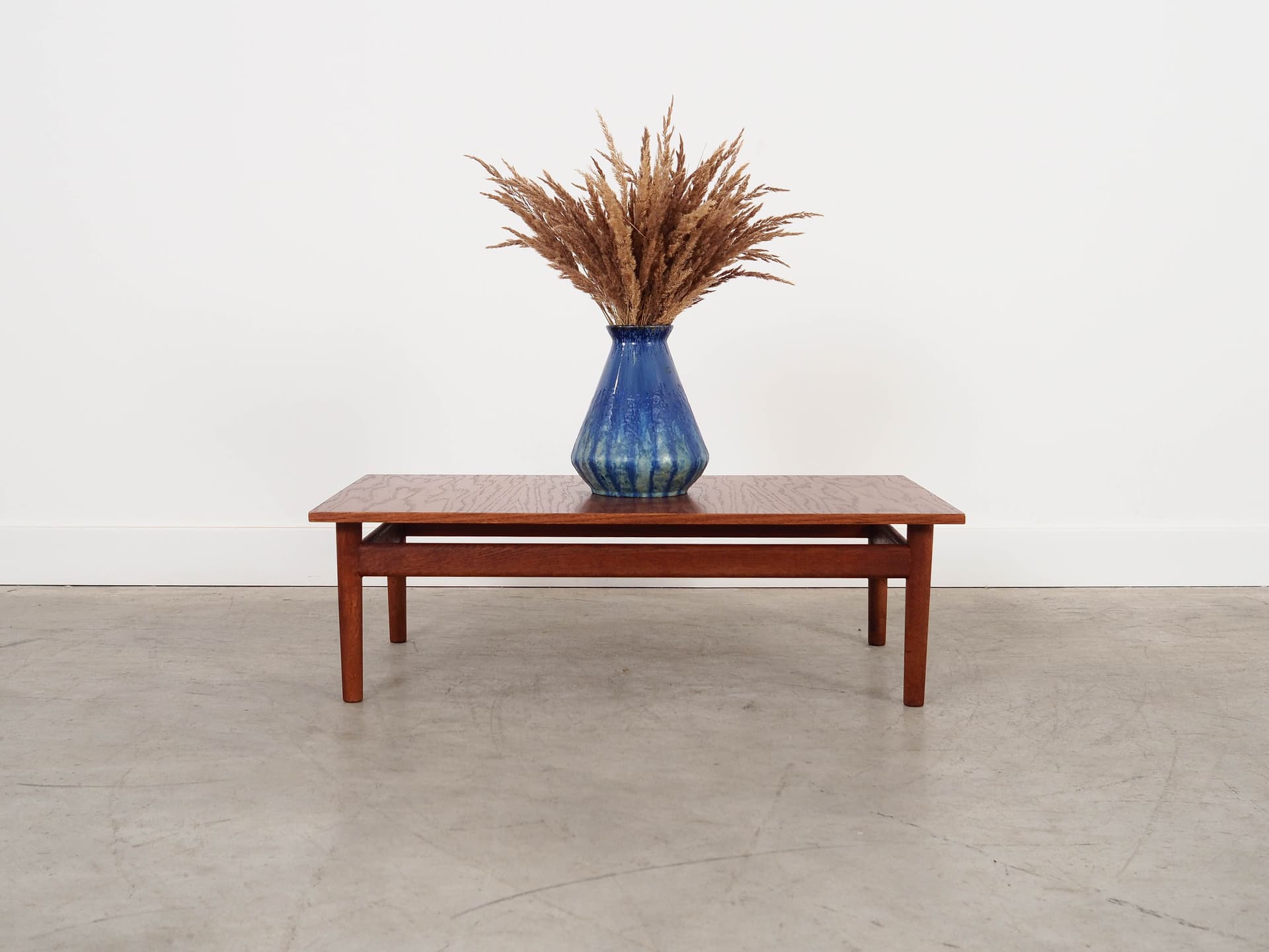 Coffee table, brown oak, Denmark, 1970s. - 298436