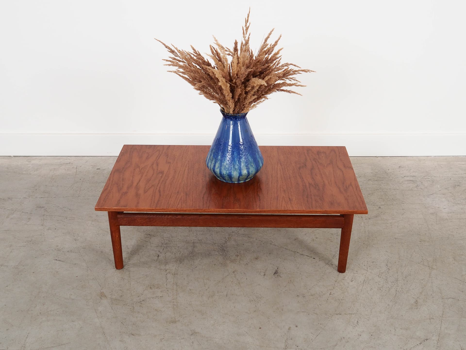 Coffee table, brown oak, Denmark, 1970s. - 298437