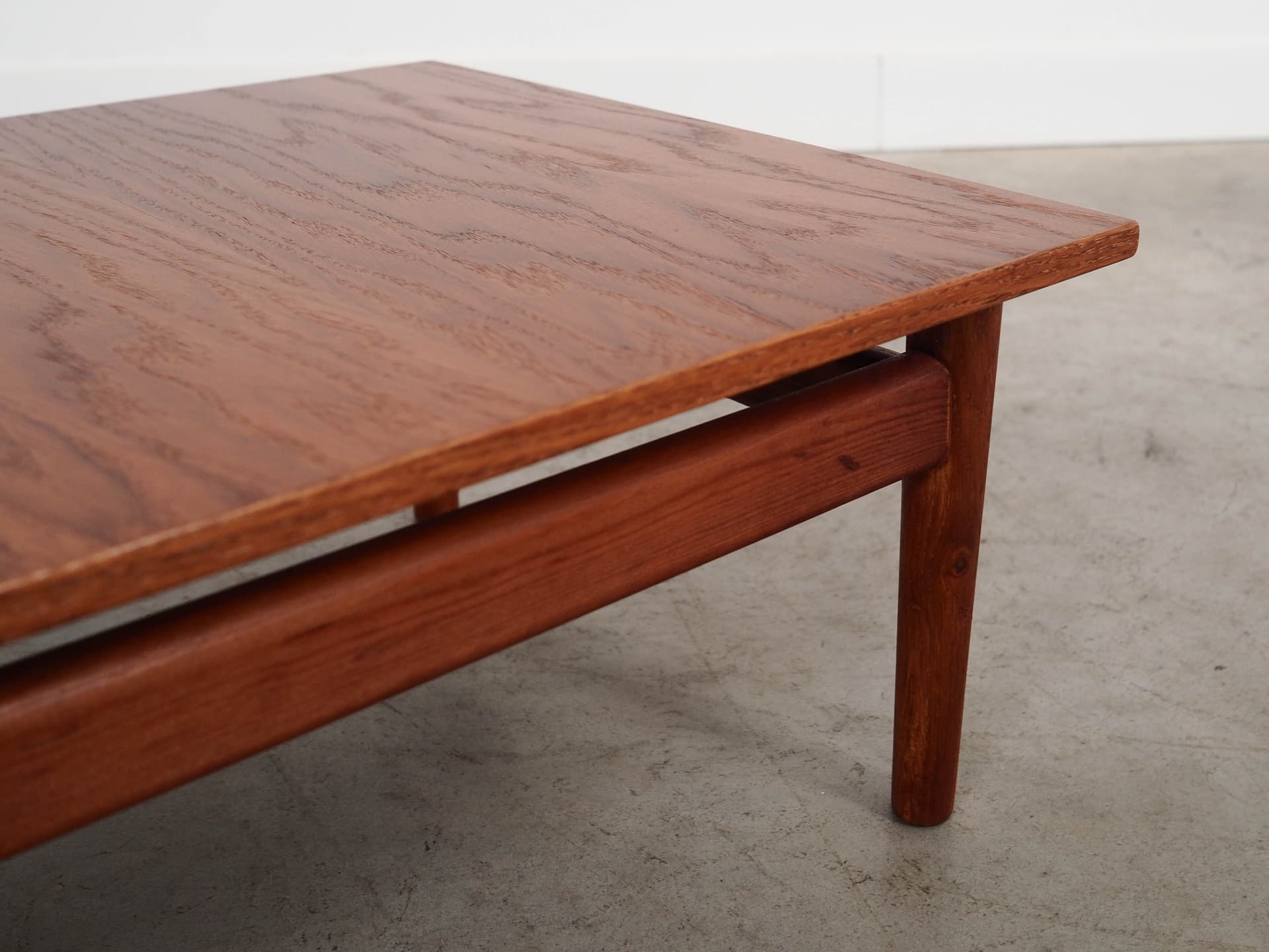 Coffee table, brown oak, Denmark, 1970s. - 298442