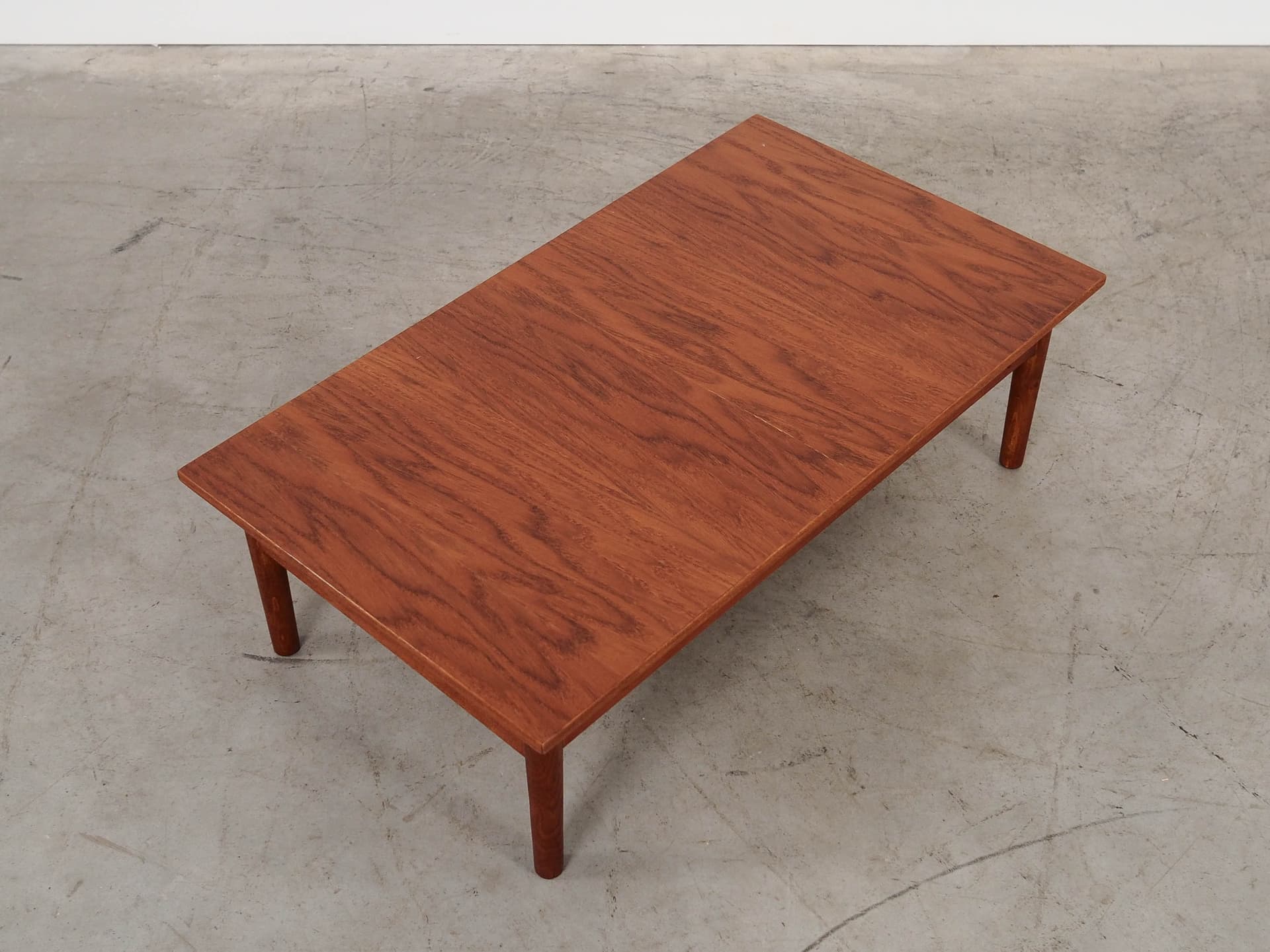 Coffee table, brown oak, Denmark, 1970s. - 298441