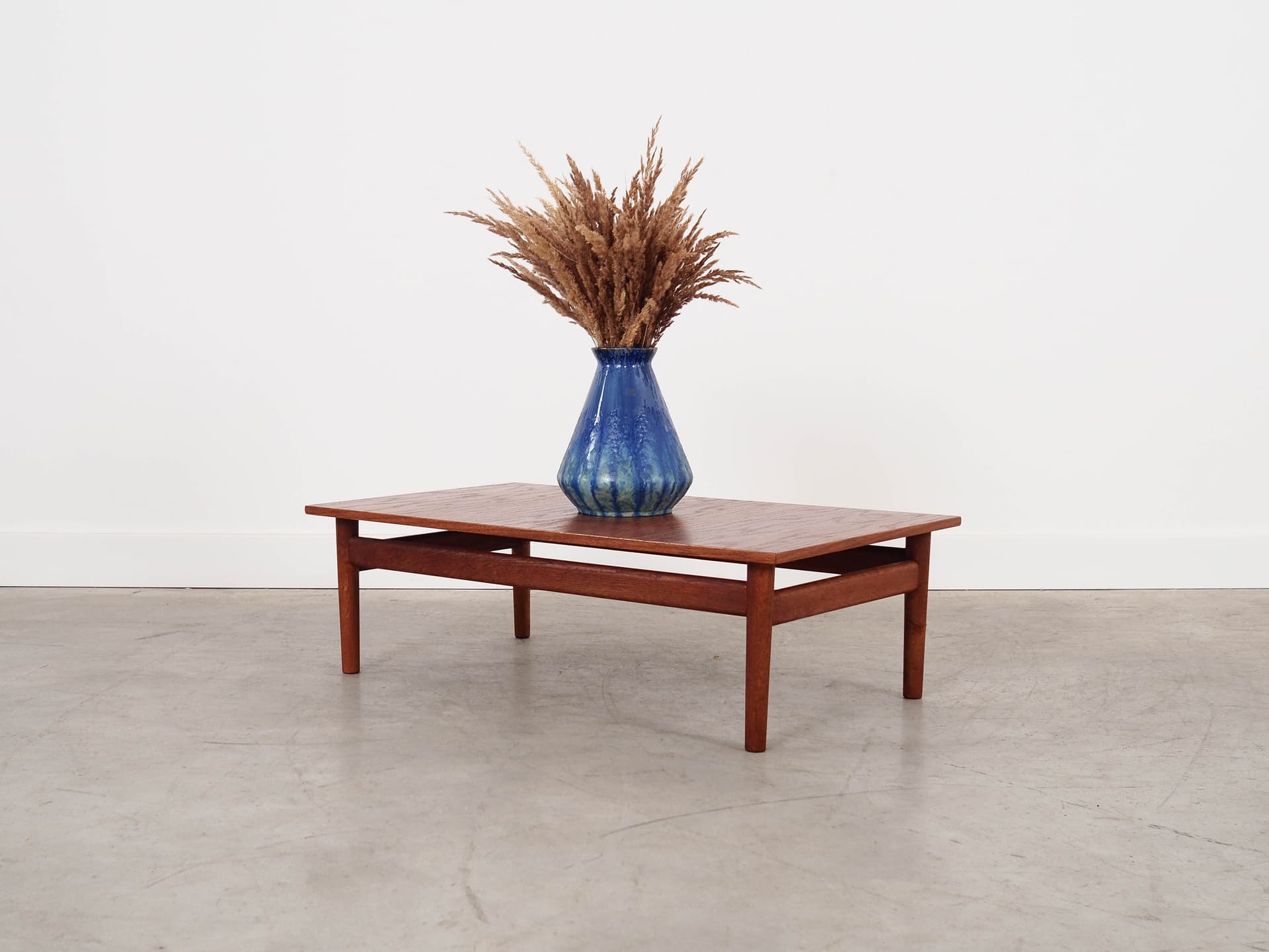 Coffee table, brown oak, Denmark, 1970s. - 298438