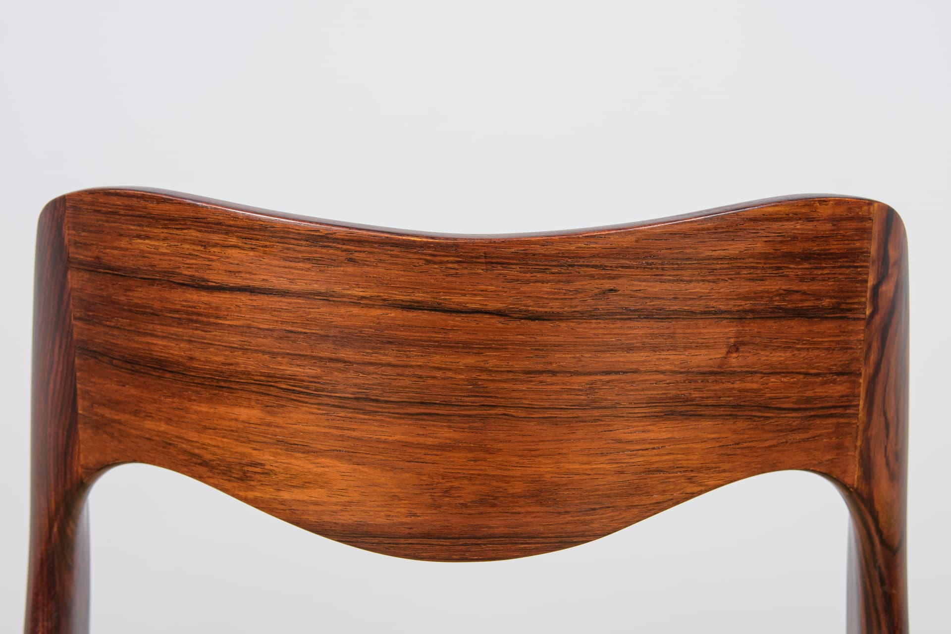 Set of Four Chairs Model 71, brown rosewood, beige cord, by N.O. Møller, J.L. Møllers Møbelfabrik, Denmark, 1960s. - 298493