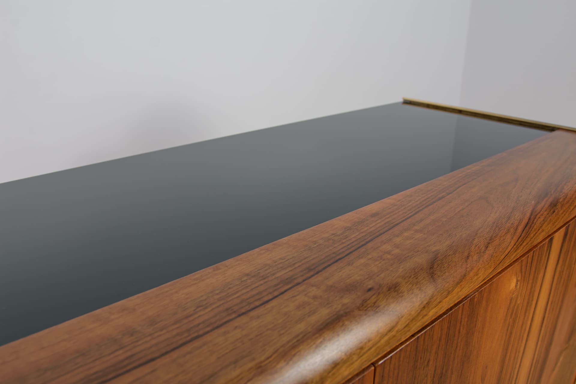 Sideboard, walnut brown, oak beige, by B. Landsman, H. Nepozitek, Jitona, Czechoslovakia, 1960s. - 298521