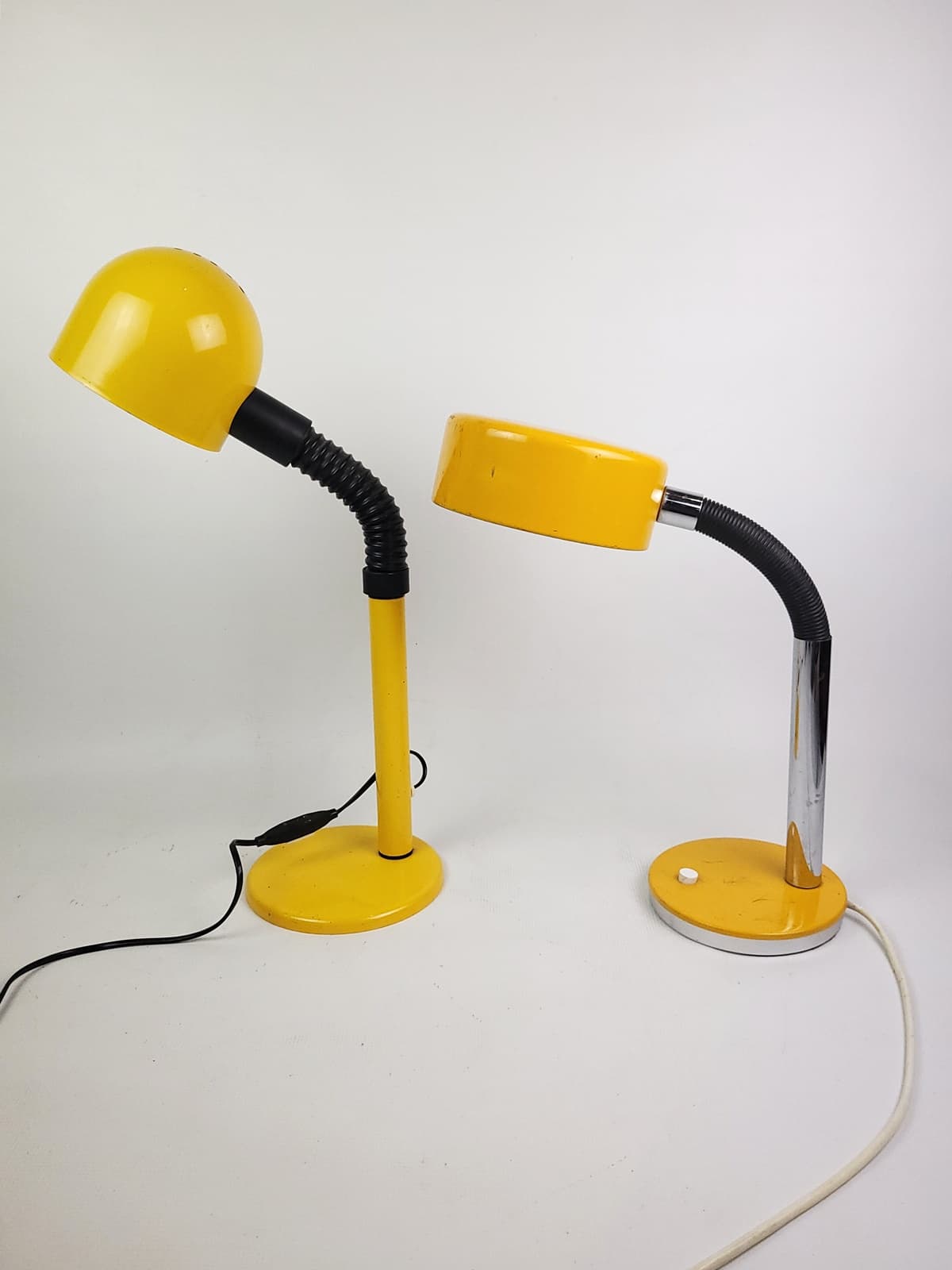 Table Lamp Alda, yellow, metal, Sweden, 1970s - 298676