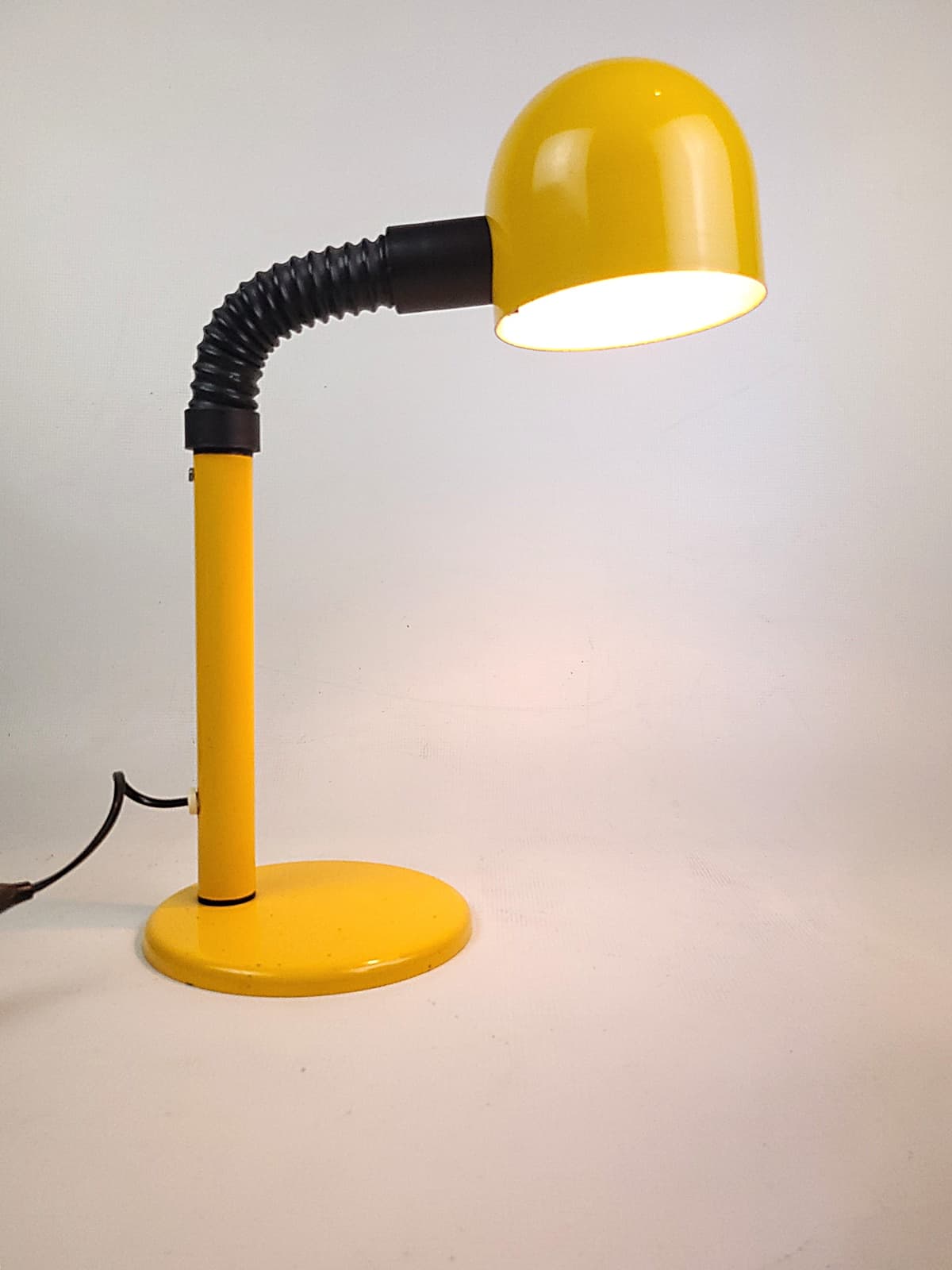 Table Lamp Alda, yellow, metal, Sweden, 1970s - 298678