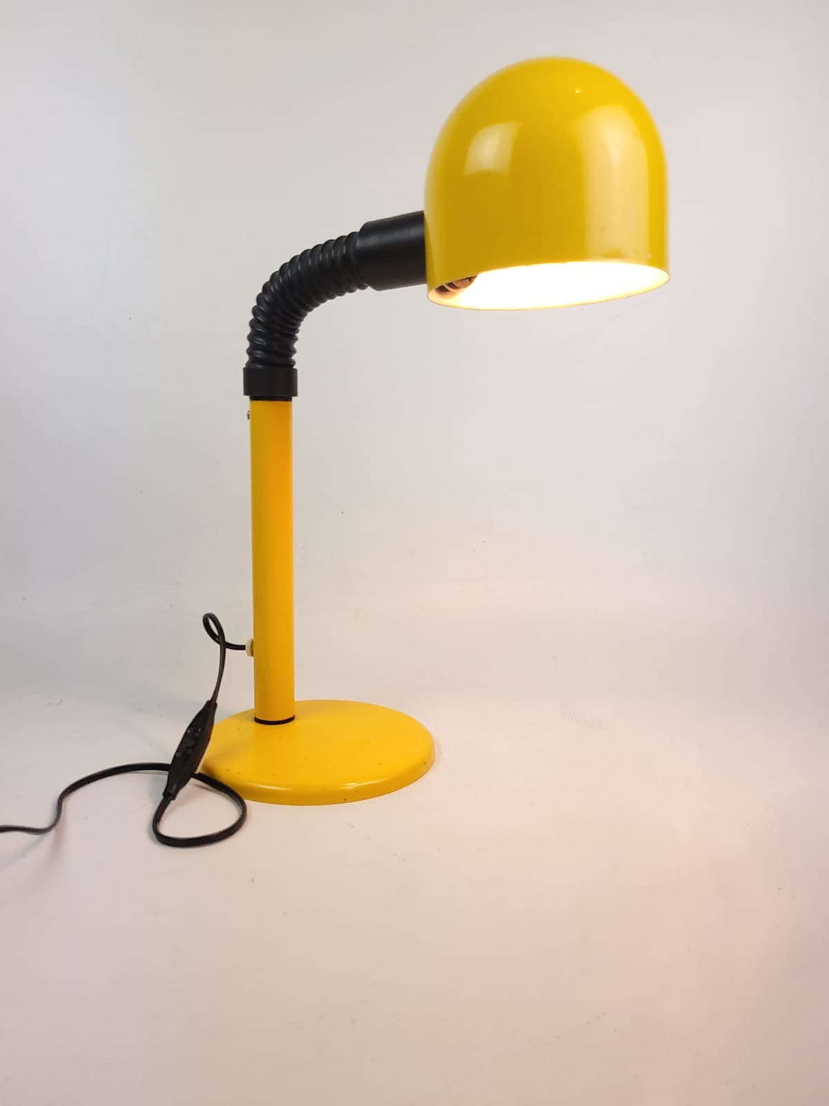 Table Lamp Alda, yellow, metal, Sweden, 1970s - 298677