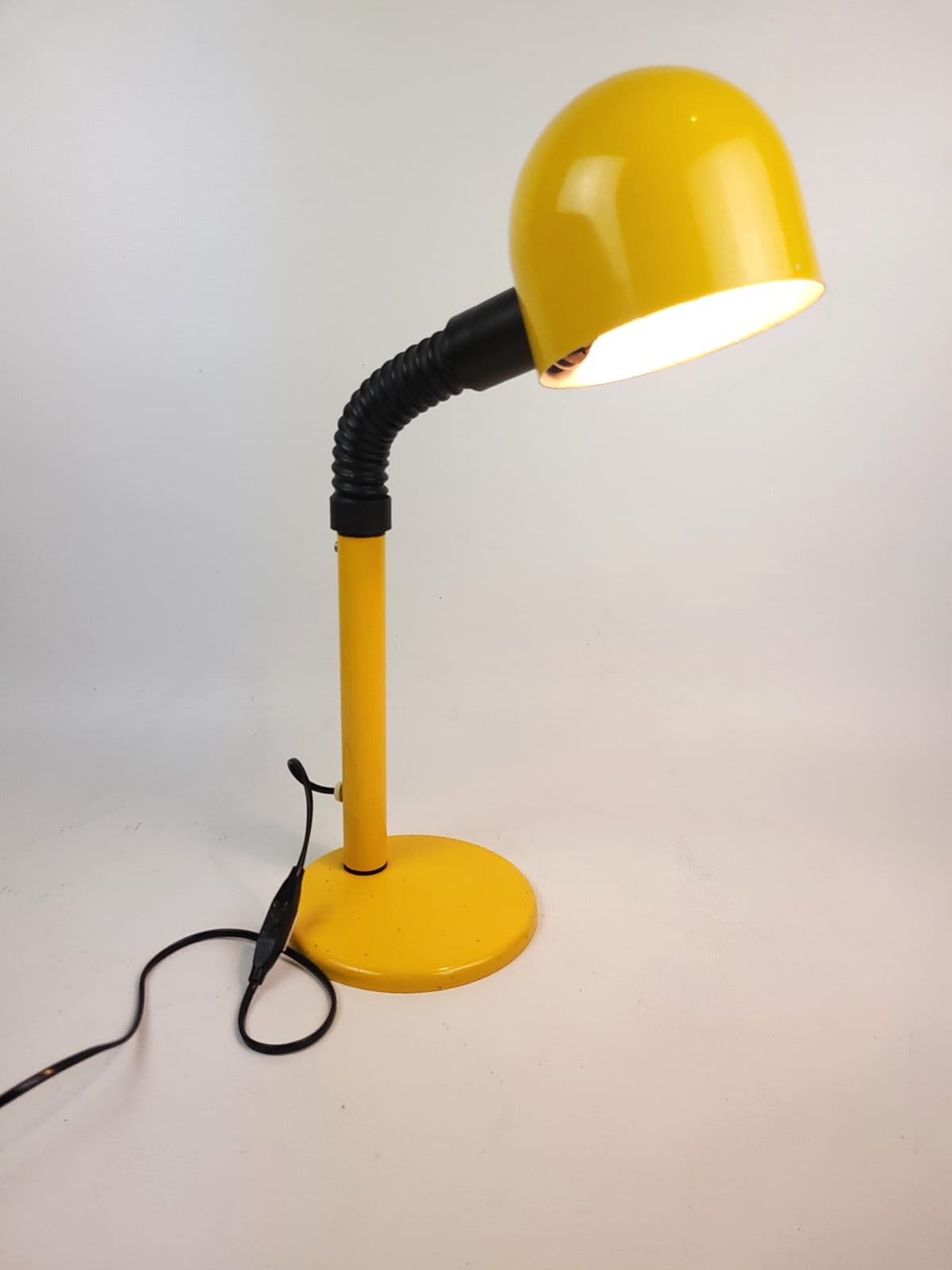 Table Lamp Alda, yellow, metal, Sweden, 1970s - 298675