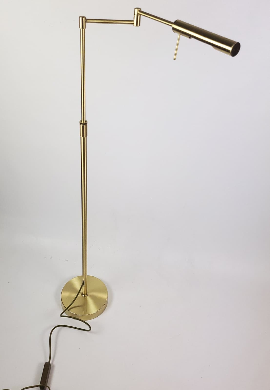 Floor lamp, gold brass, metal, 1990s - 298714