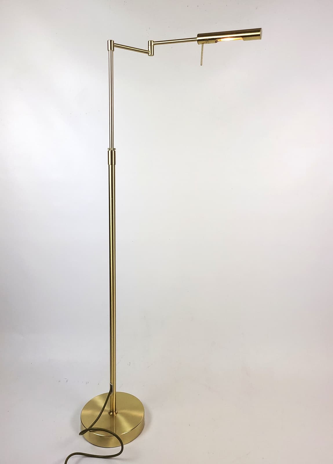 Floor lamp, gold brass, metal, 1990s - 298713