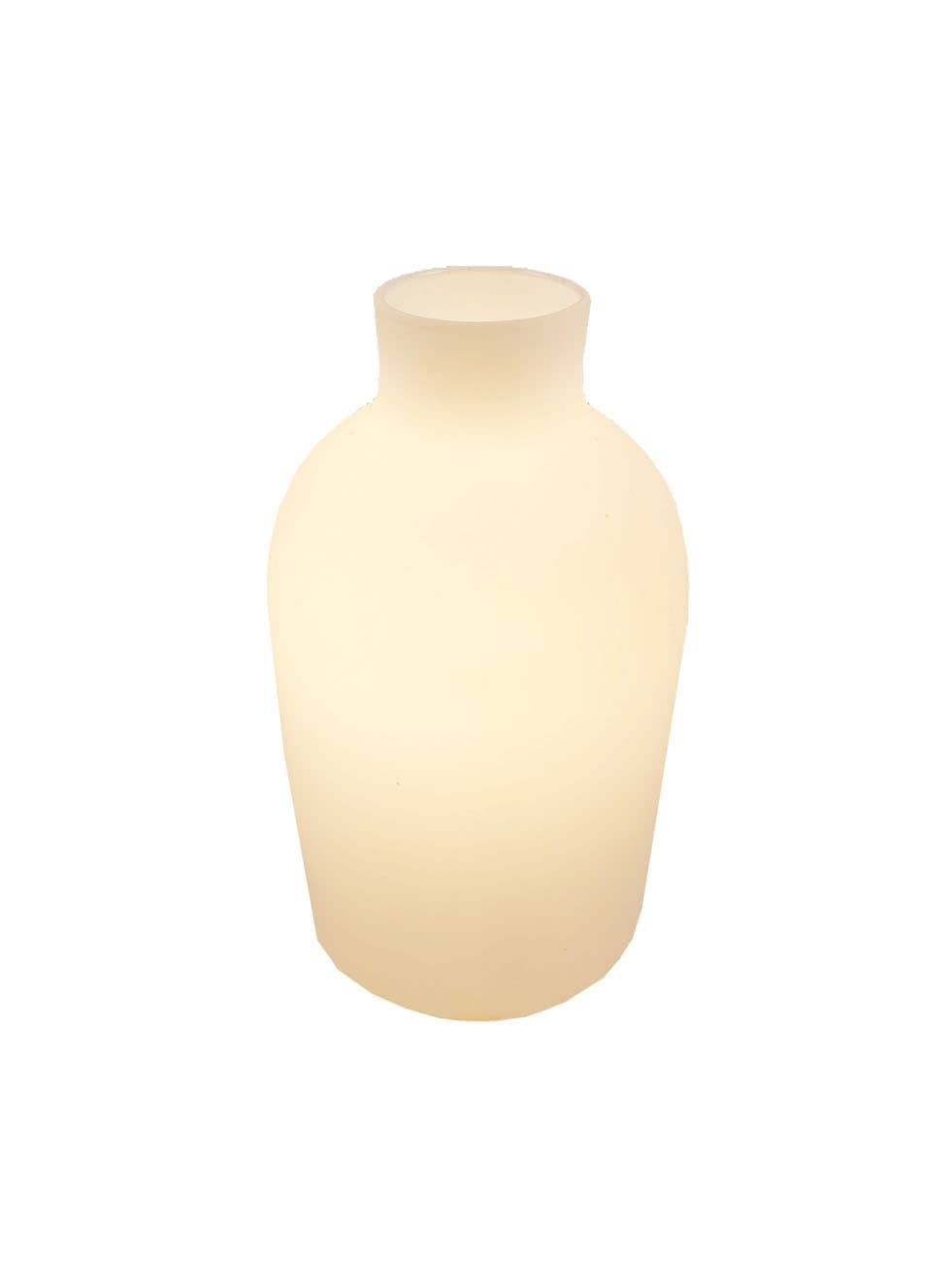 Table lamp, white glass, Société Centrale d'Eclairage SCE, France, 1990s. - 298725