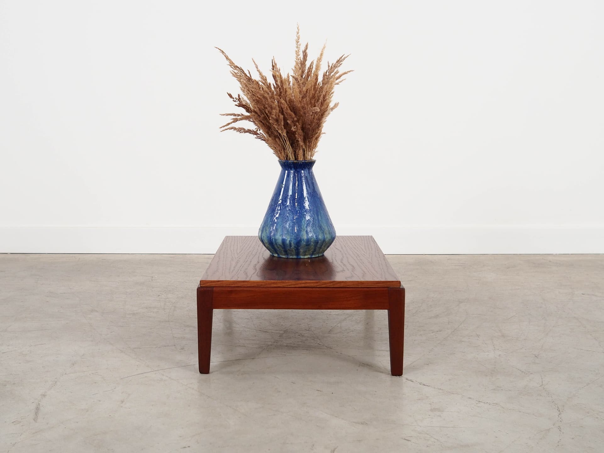 Coffee table, brown oak, Denmark, 1970s. - 298778
