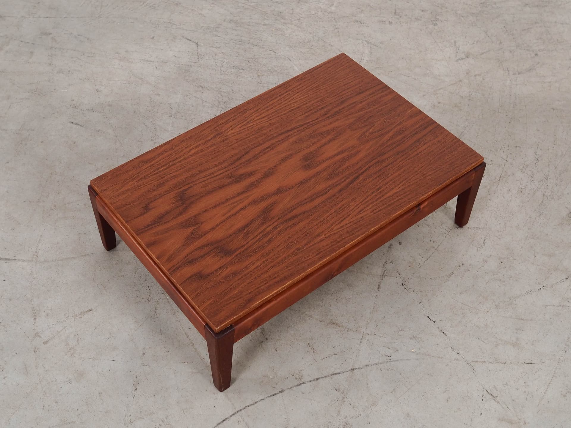 Coffee table, brown oak, Denmark, 1970s. - 298780
