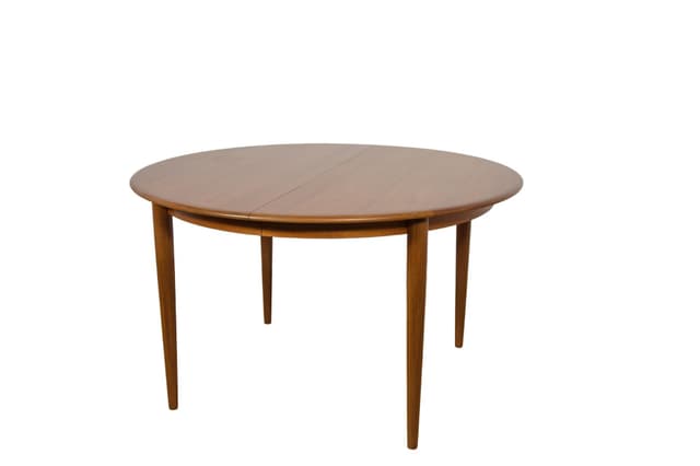 Stół rozkładany, teak, Skovmand & Andersen, Dania, lata 60. - WYMIARY