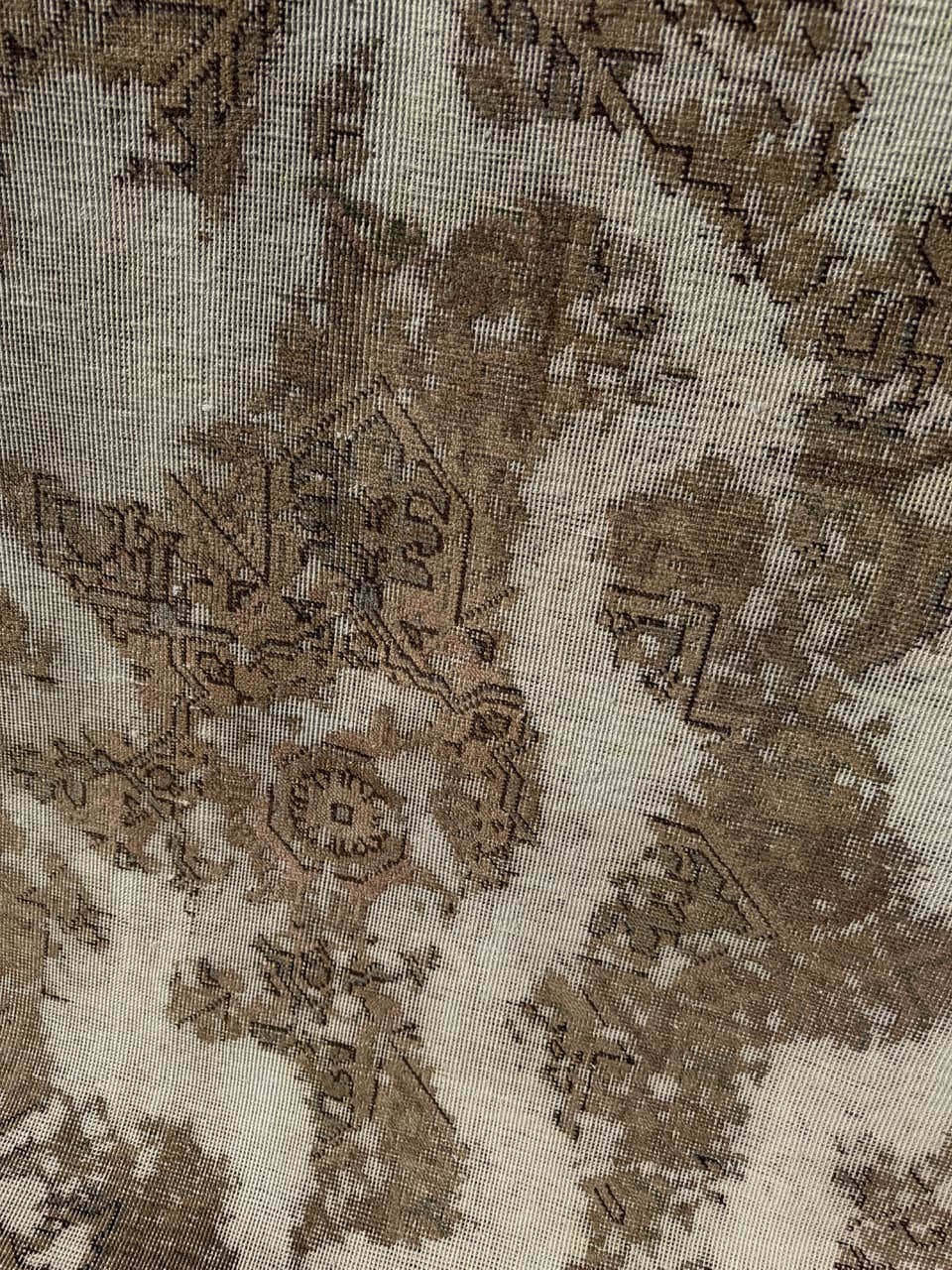 Dywan perski, 360x280 cm, wełna beżowy brązowy, Iran - 299378