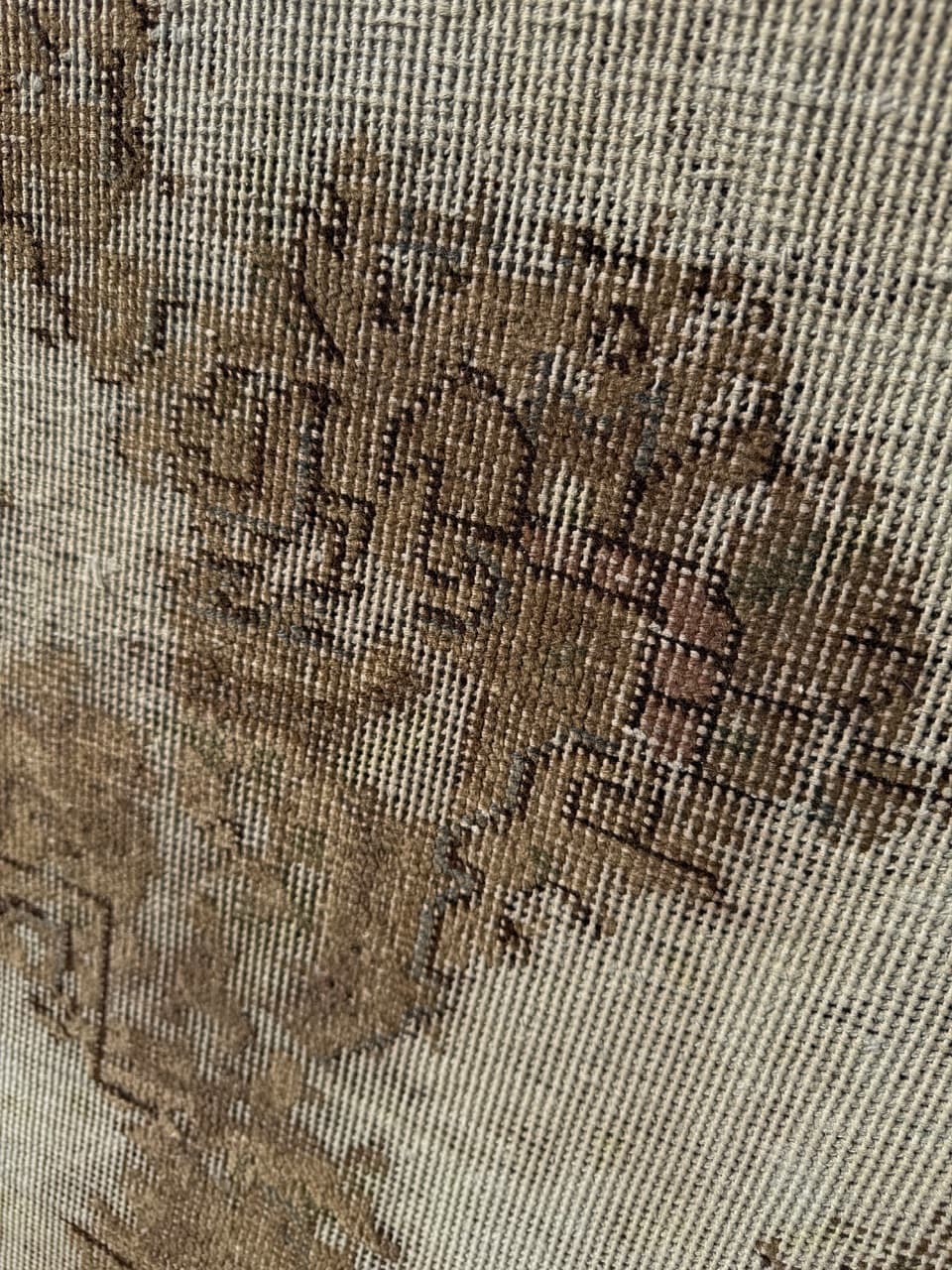 Dywan perski, 360x280 cm, wełna beżowy brązowy, Iran - 299379