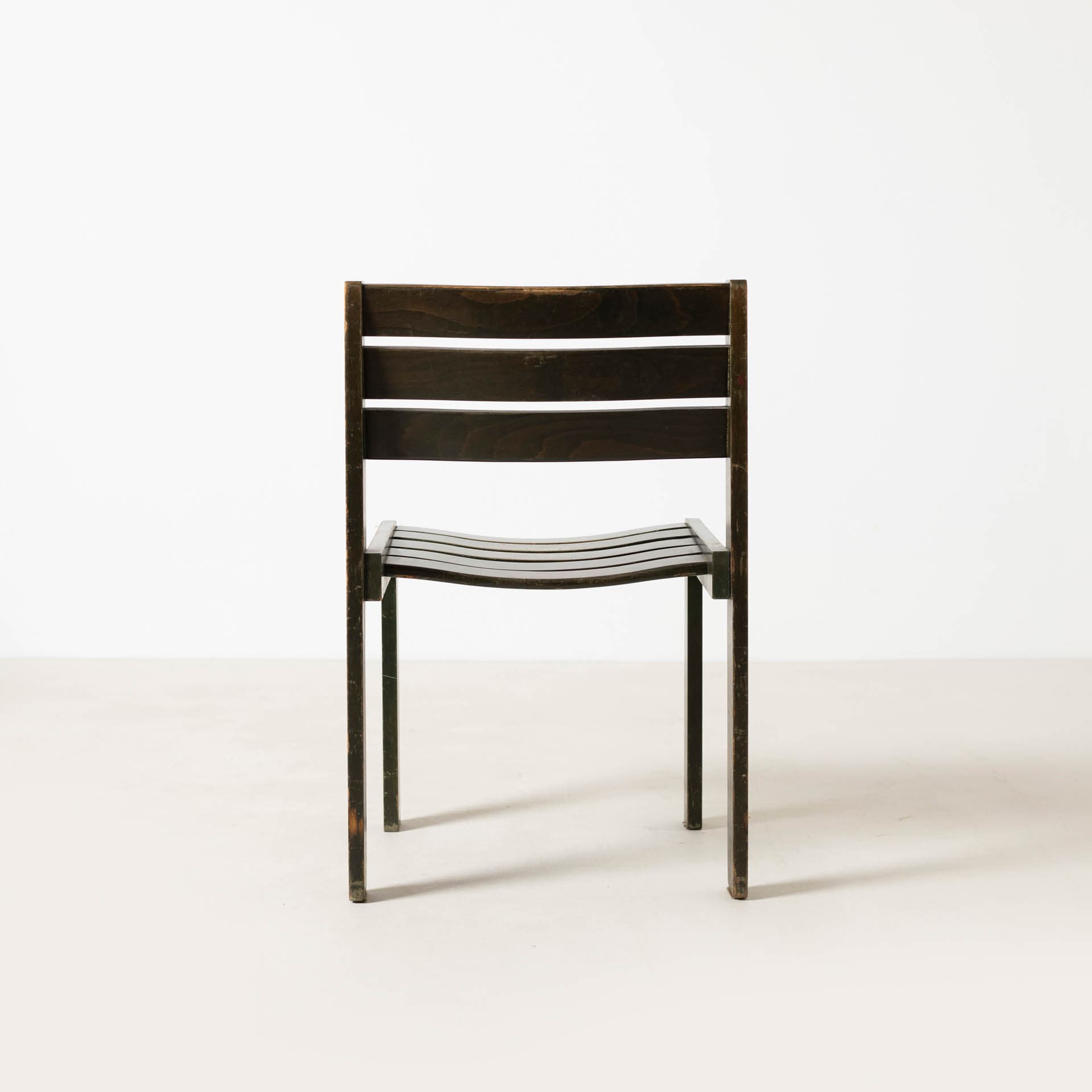 Dining Chair, olive green, wood, Germany, 1970s - 299395