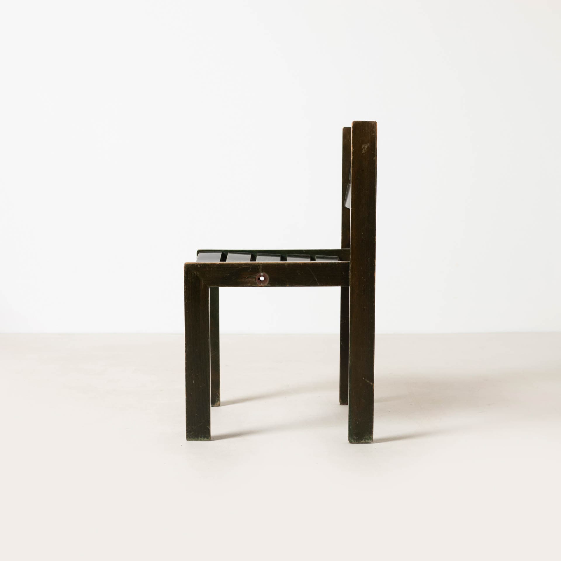Dining Chair, olive green, wood, Germany, 1970s - 299393