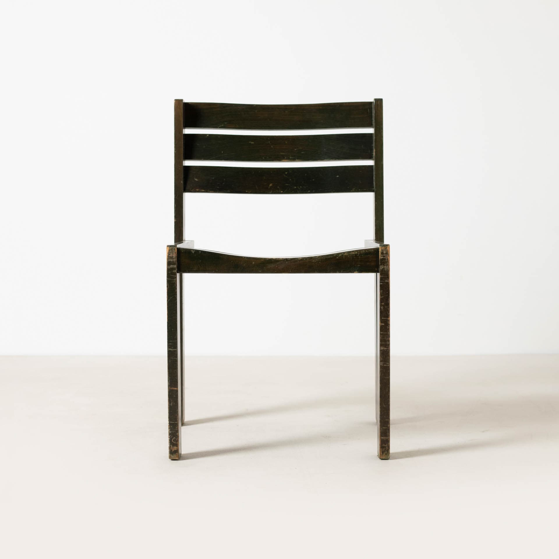 Dining Chair, olive green, wood, Germany, 1970s - 299397