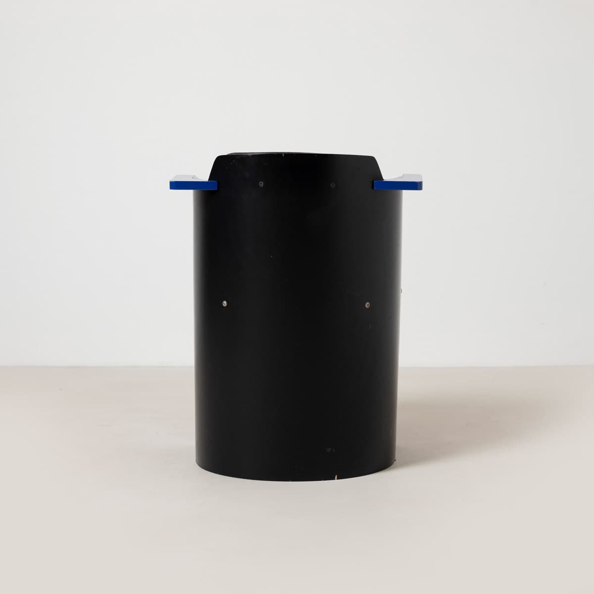 Chair Bauhaus D61, black blue plywood, by E. Lissitzky, Tecta, Germany, 1970s. - 299450