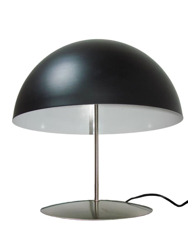 Table Lamp, Space Age, black silver metal, 1990s - DIMENSION