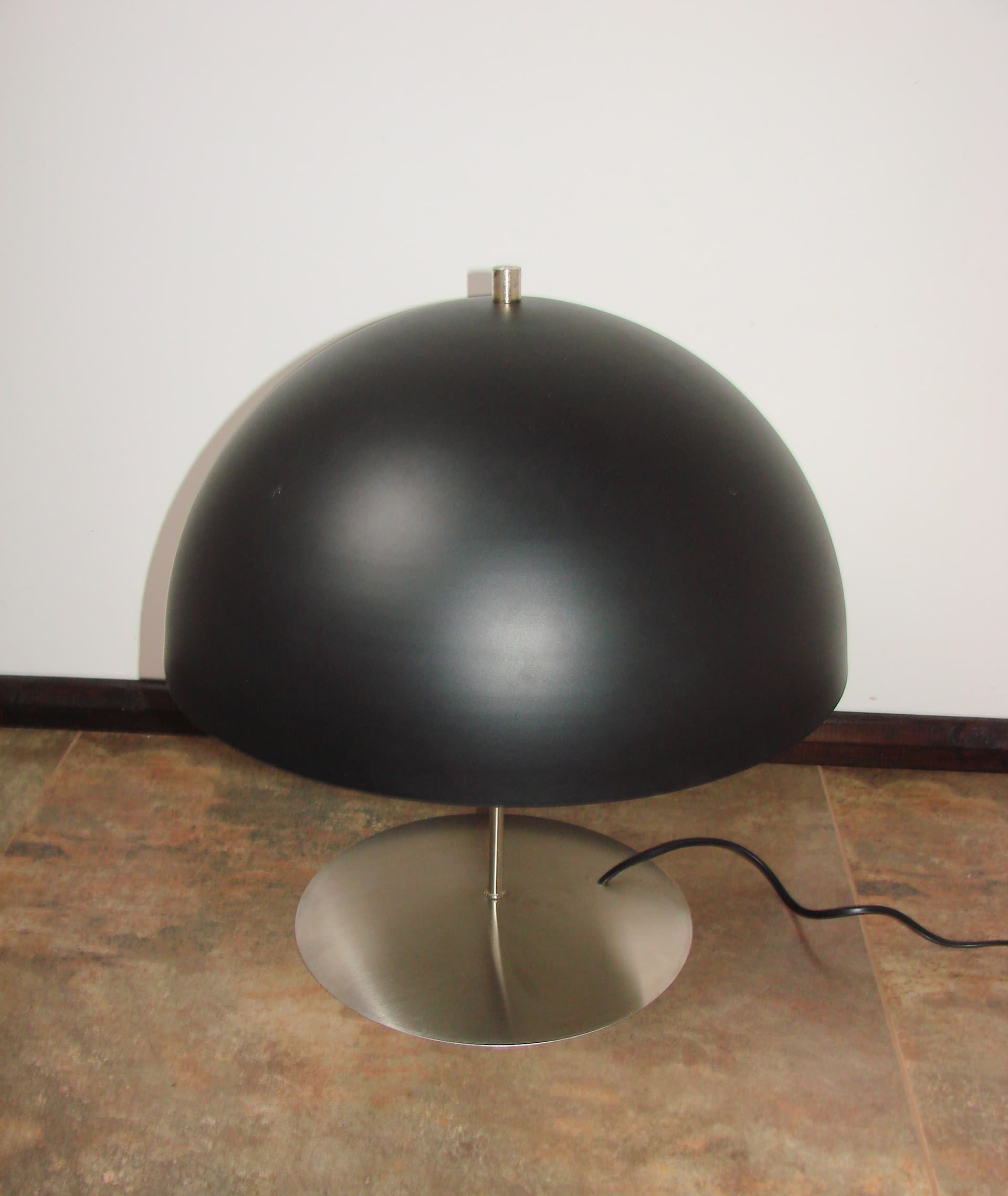 Table Lamp, Space Age, black silver metal, 1990s - 299491