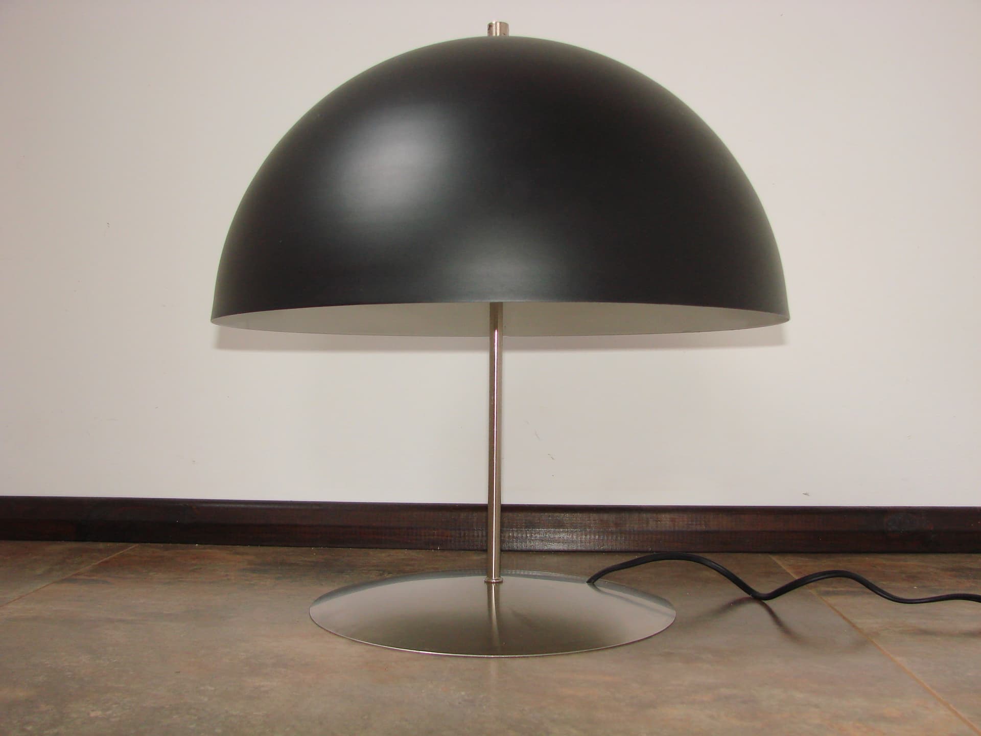 Table Lamp, Space Age, black silver metal, 1990s - 299490