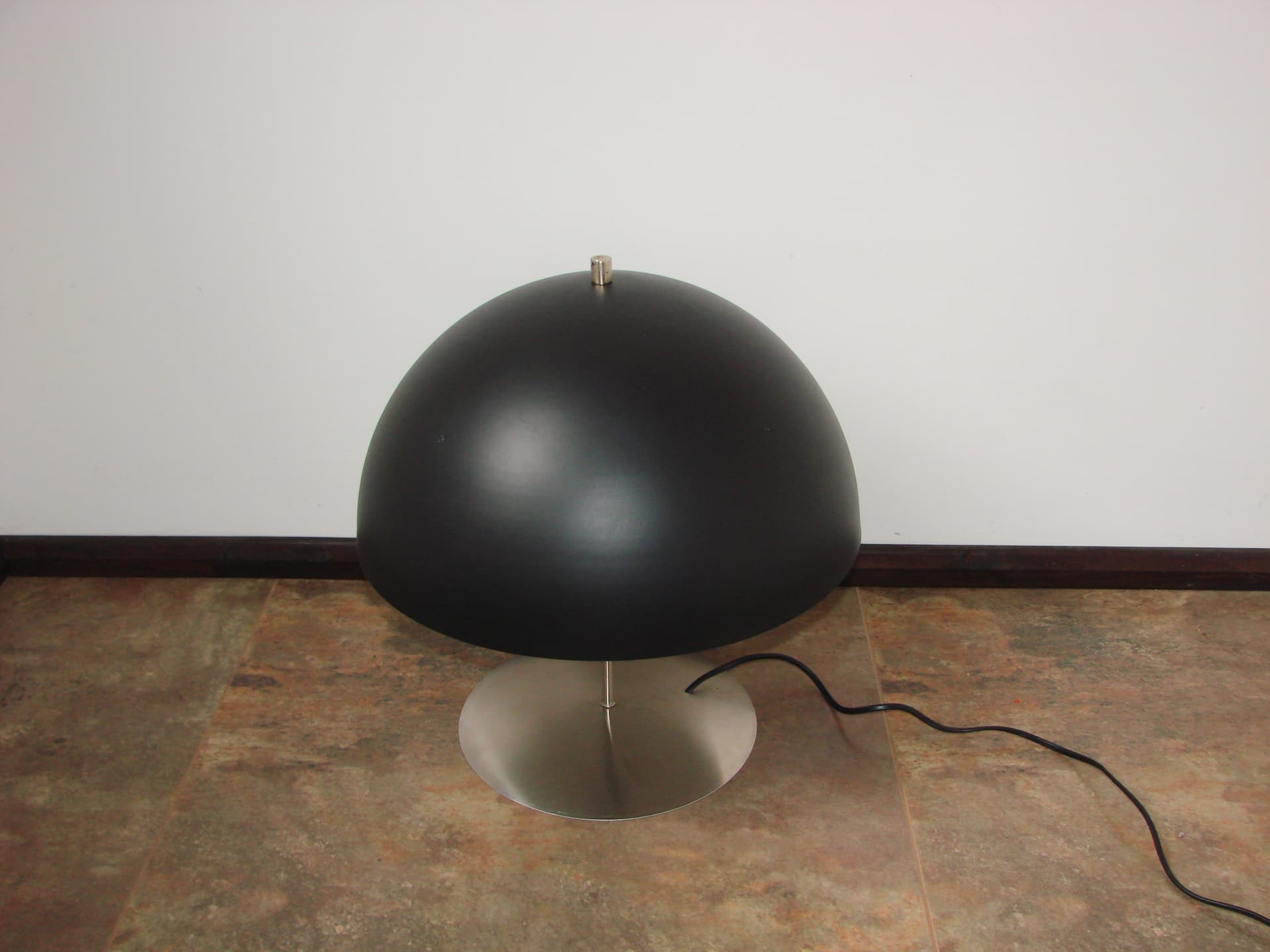 Table Lamp, Space Age, black silver metal, 1990s - 299494