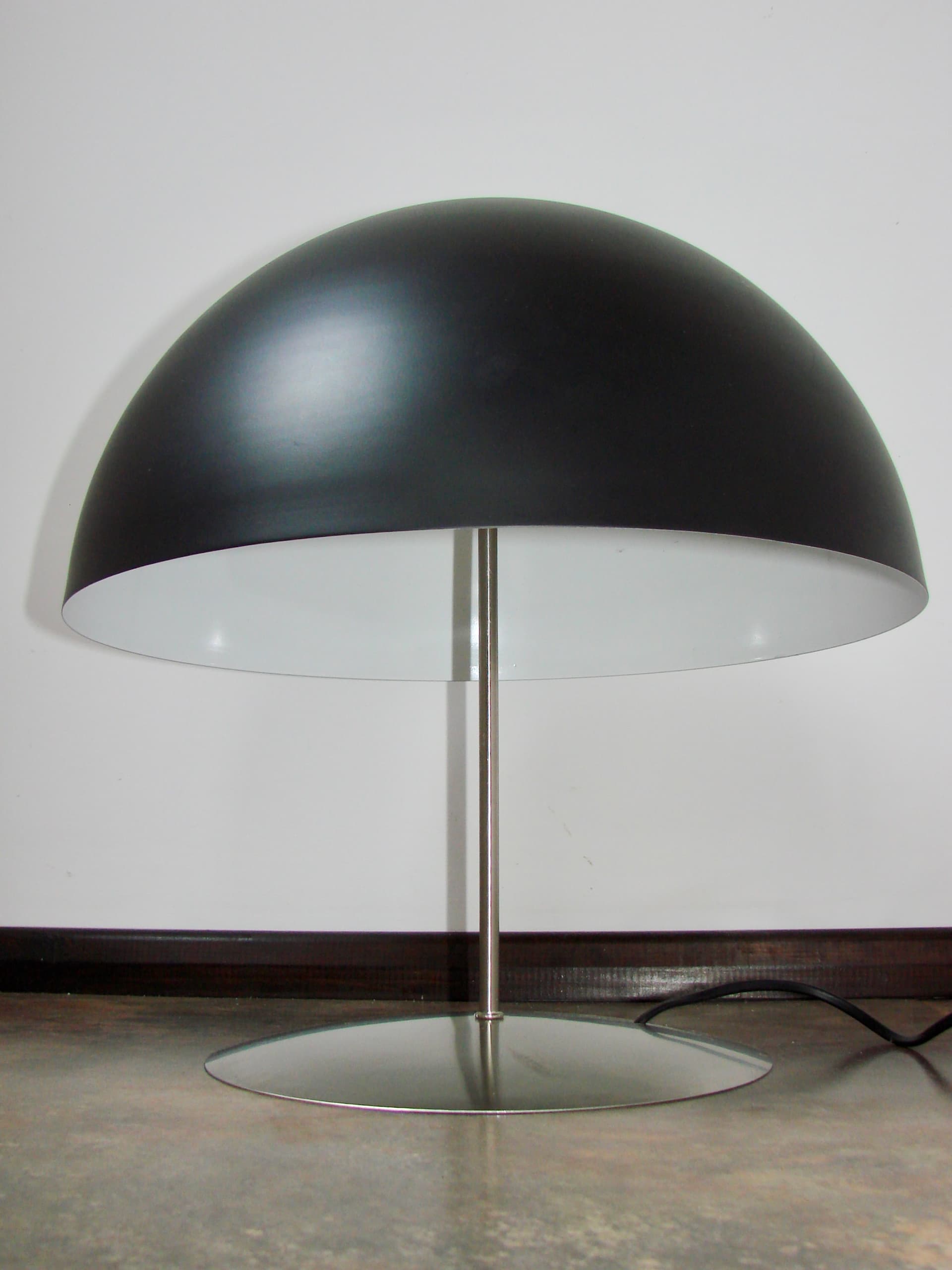 Table Lamp, Space Age, black silver metal, 1990s - 299489