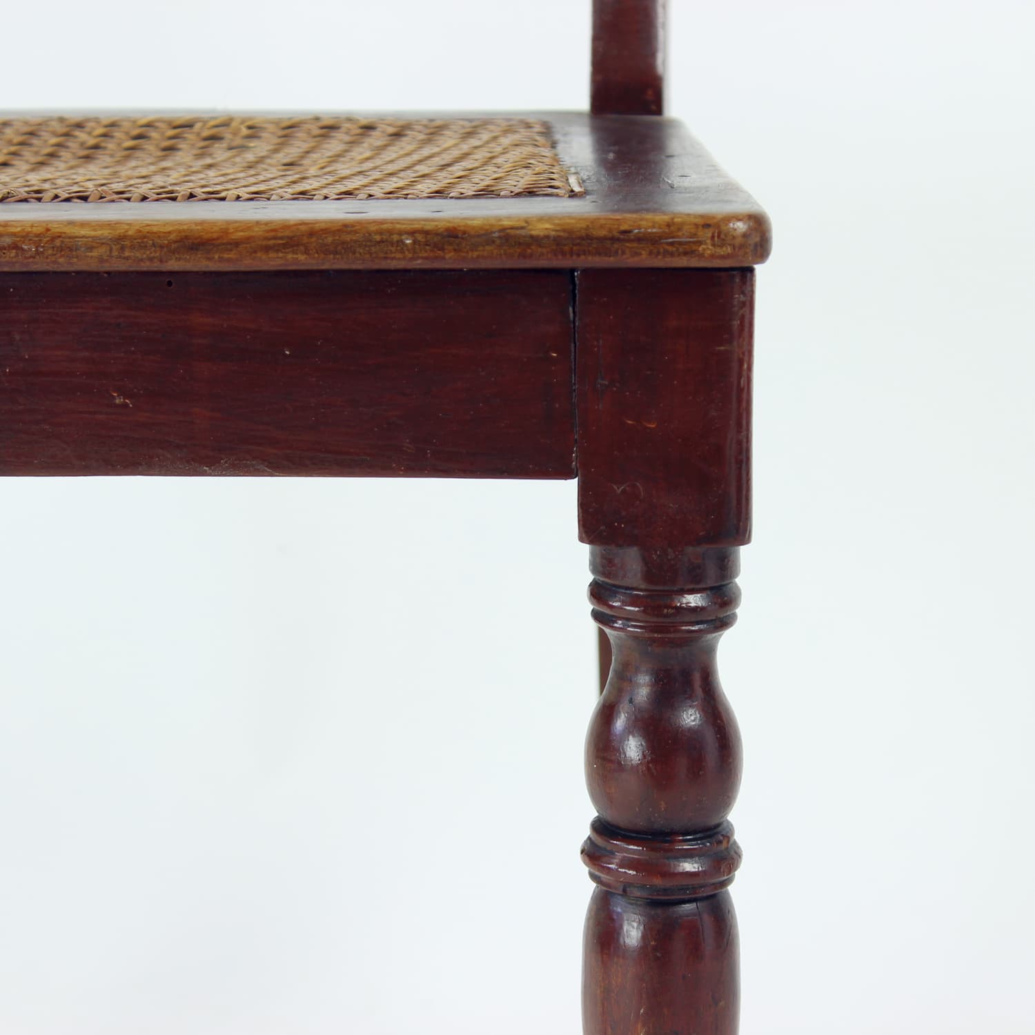 Krzesło, dąb brązowy, plecionka trzcinowa beżowa, Czechosłowacja, początek XX w. - 299655