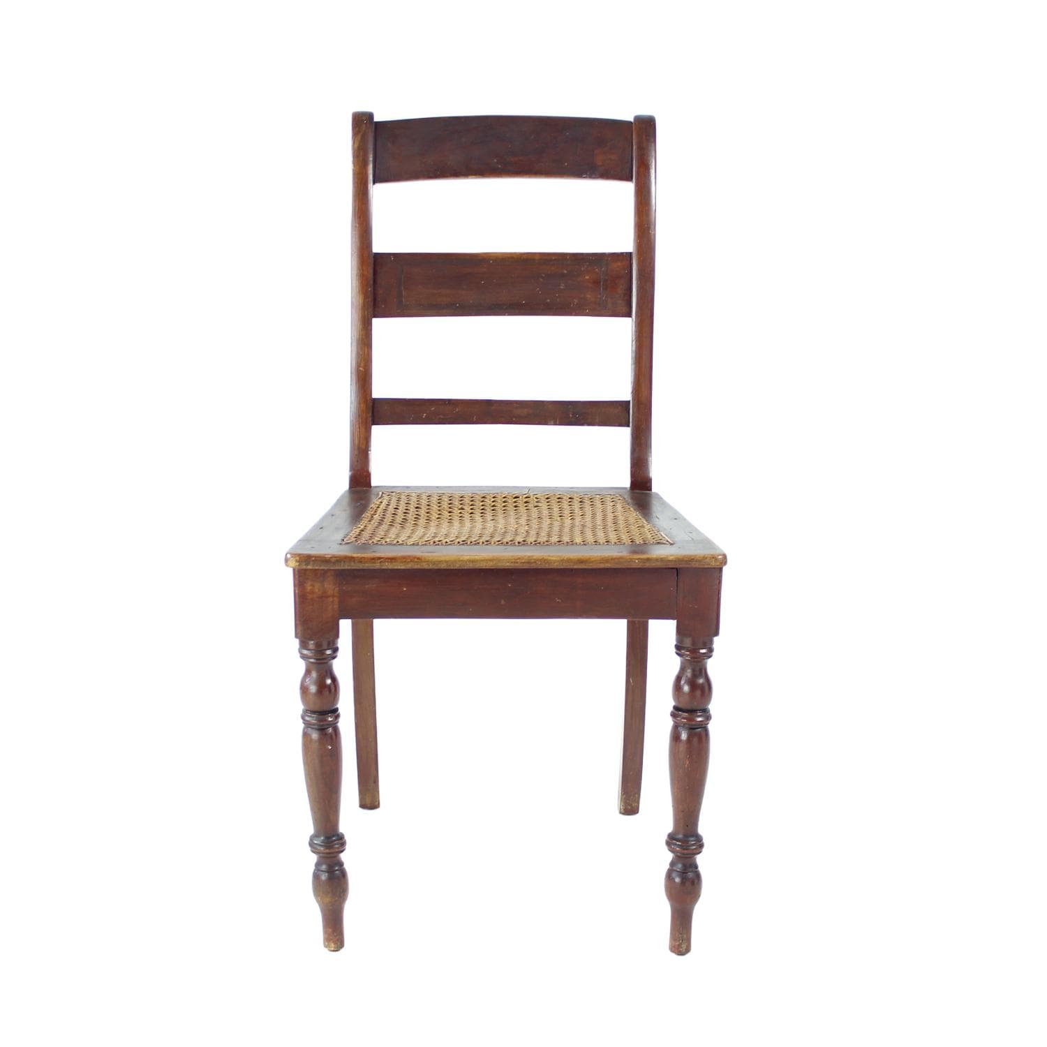 Krzesło, dąb brązowy, plecionka trzcinowa beżowa, Czechosłowacja, początek XX w.