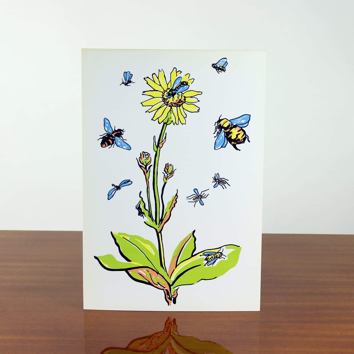 Panel ścienny Pop-Art, biały żółty zielony niebieski czarny, plastik, Czechosłowacja, lata 60. - 299721