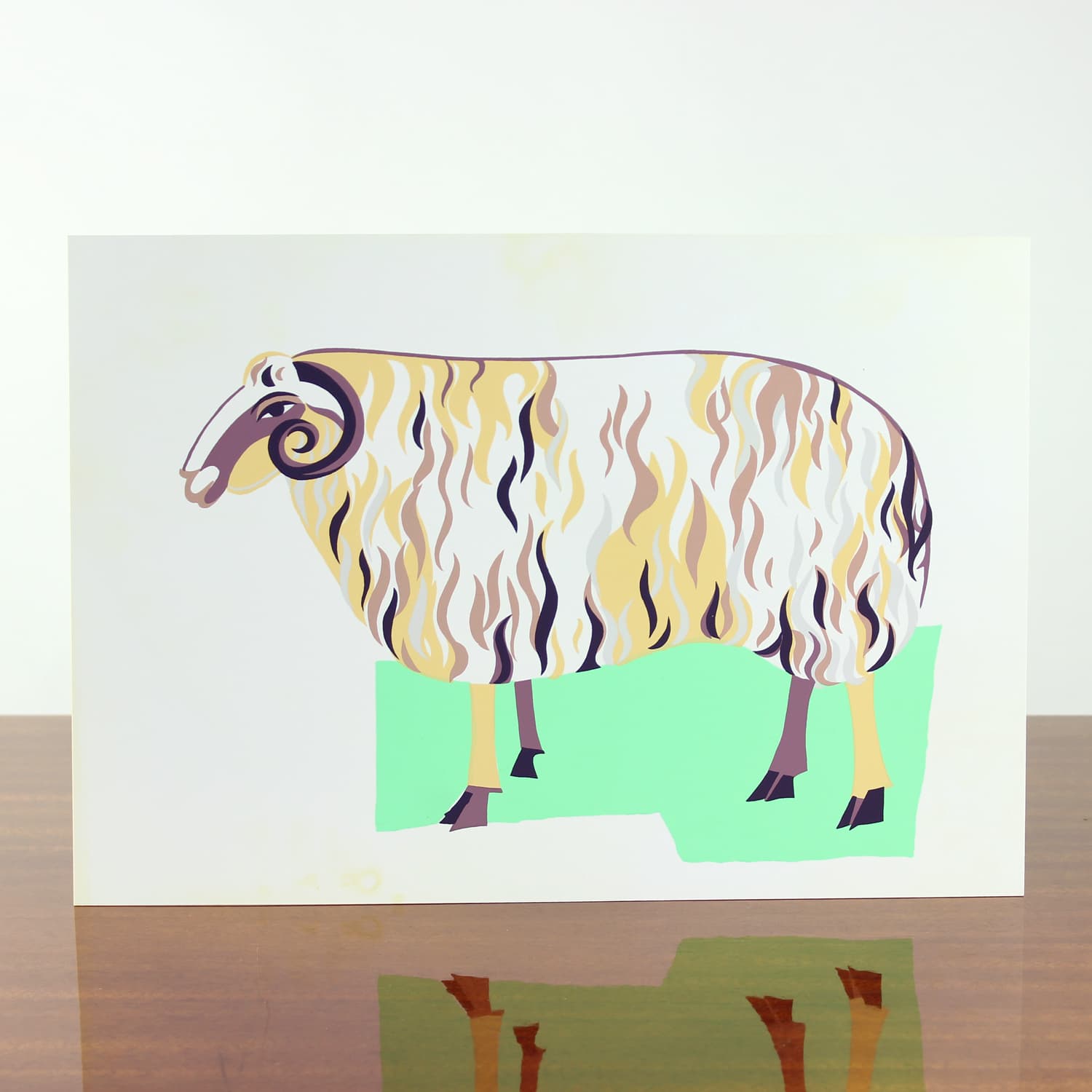 Panel ścienny Pop Art, biały plastik, Czechosłowacja, lata 60. - 299732