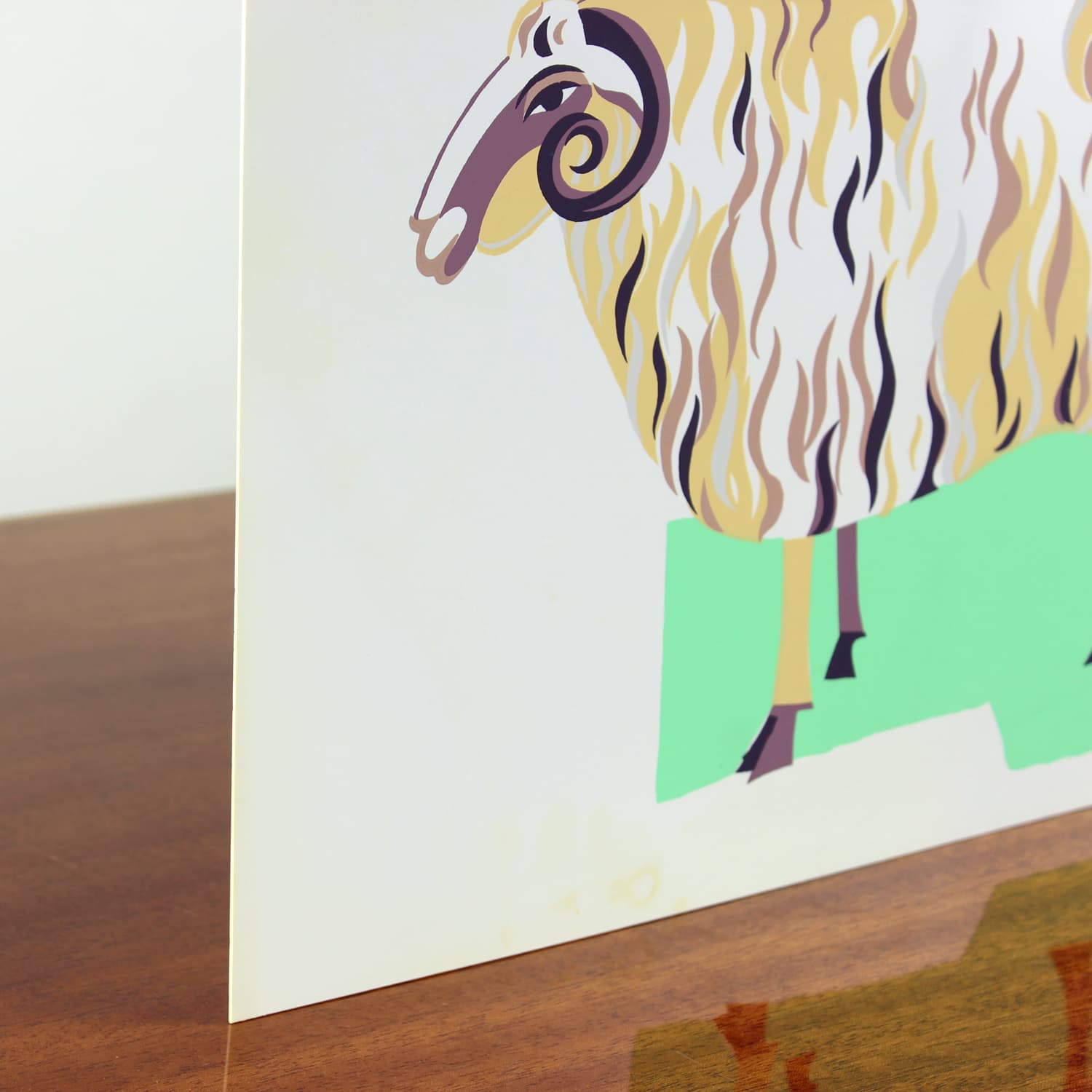 Panel ścienny Pop Art, biały plastik, Czechosłowacja, lata 60. - 299735