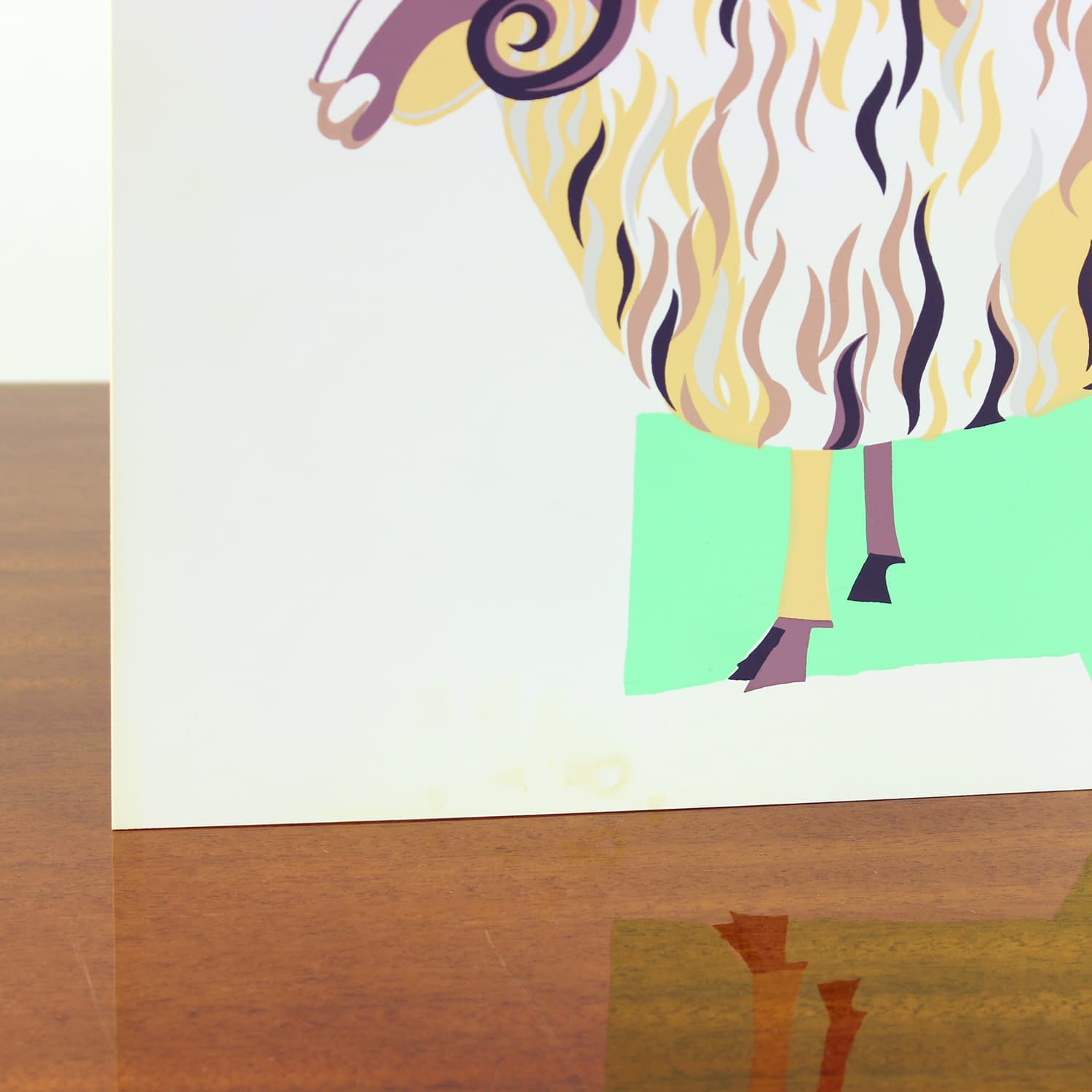 Panel ścienny Pop Art, biały plastik, Czechosłowacja, lata 60. - 299734